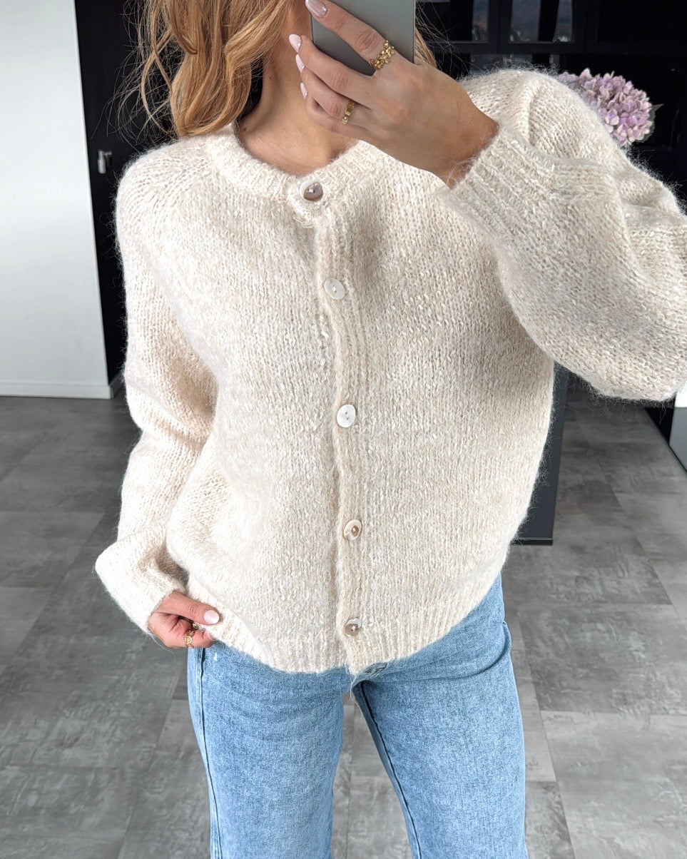 Cardigan "Tilda" Ecru