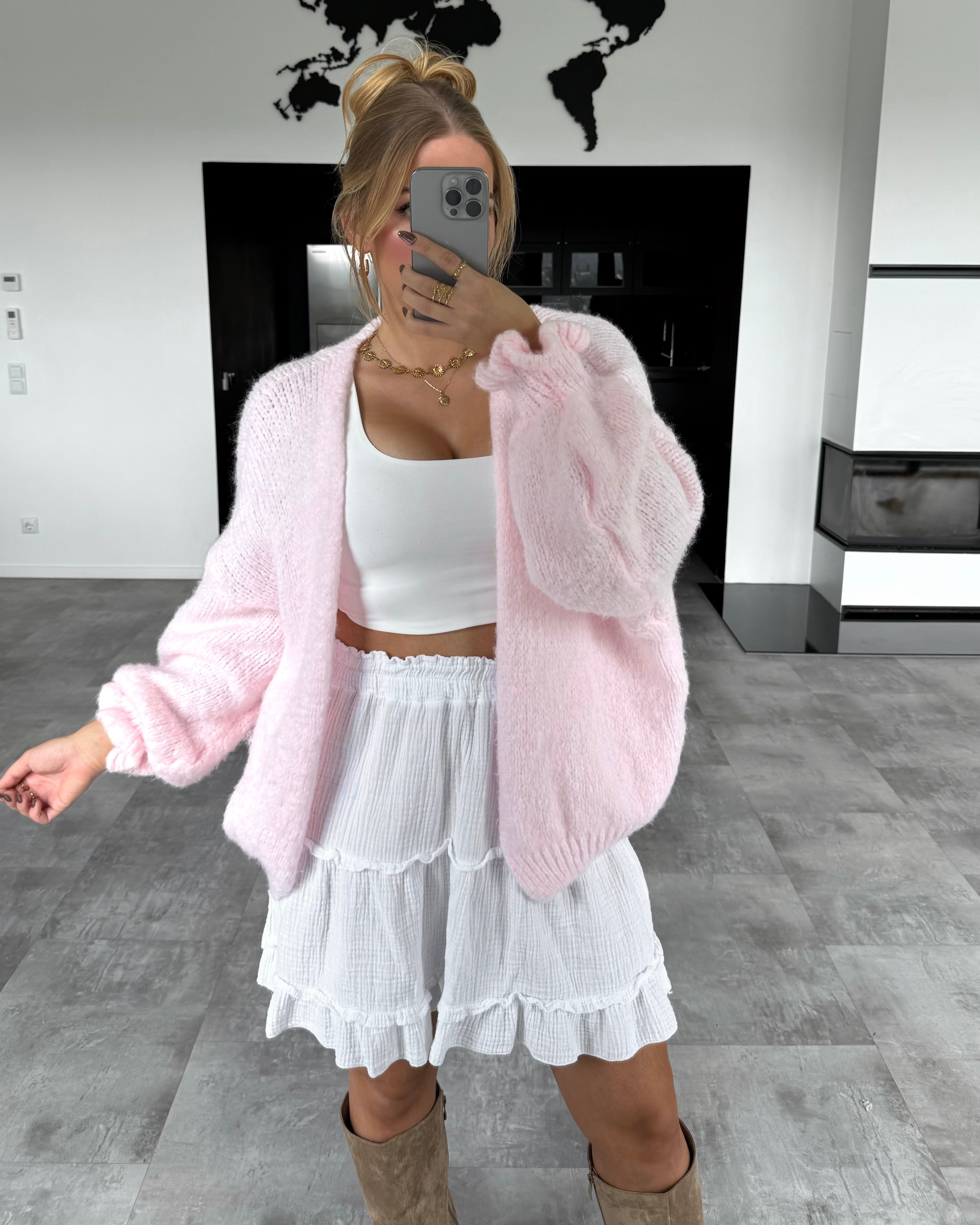 Cardigan "Mary" Babyrosa