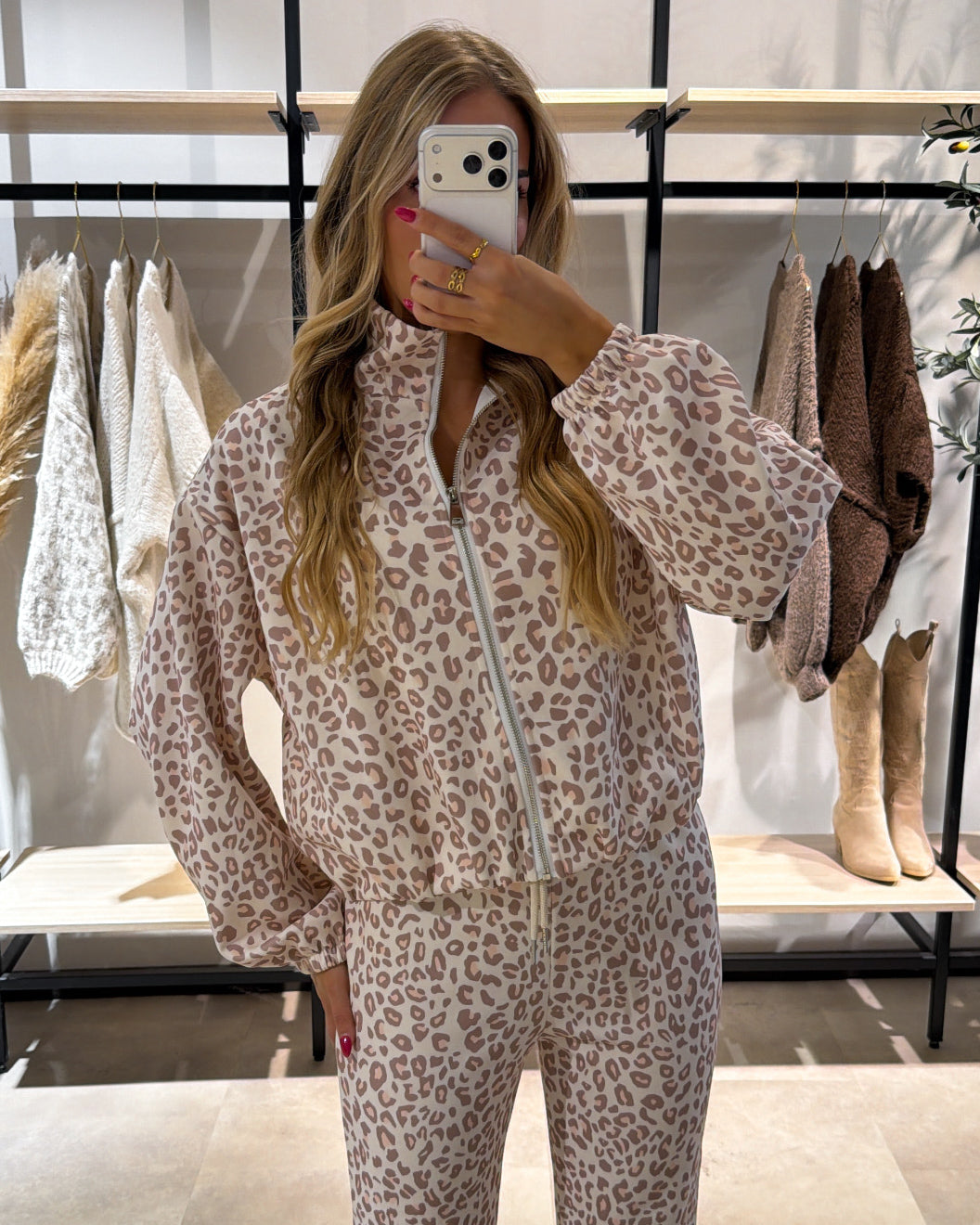 Jacke "Leonie" Leoprint