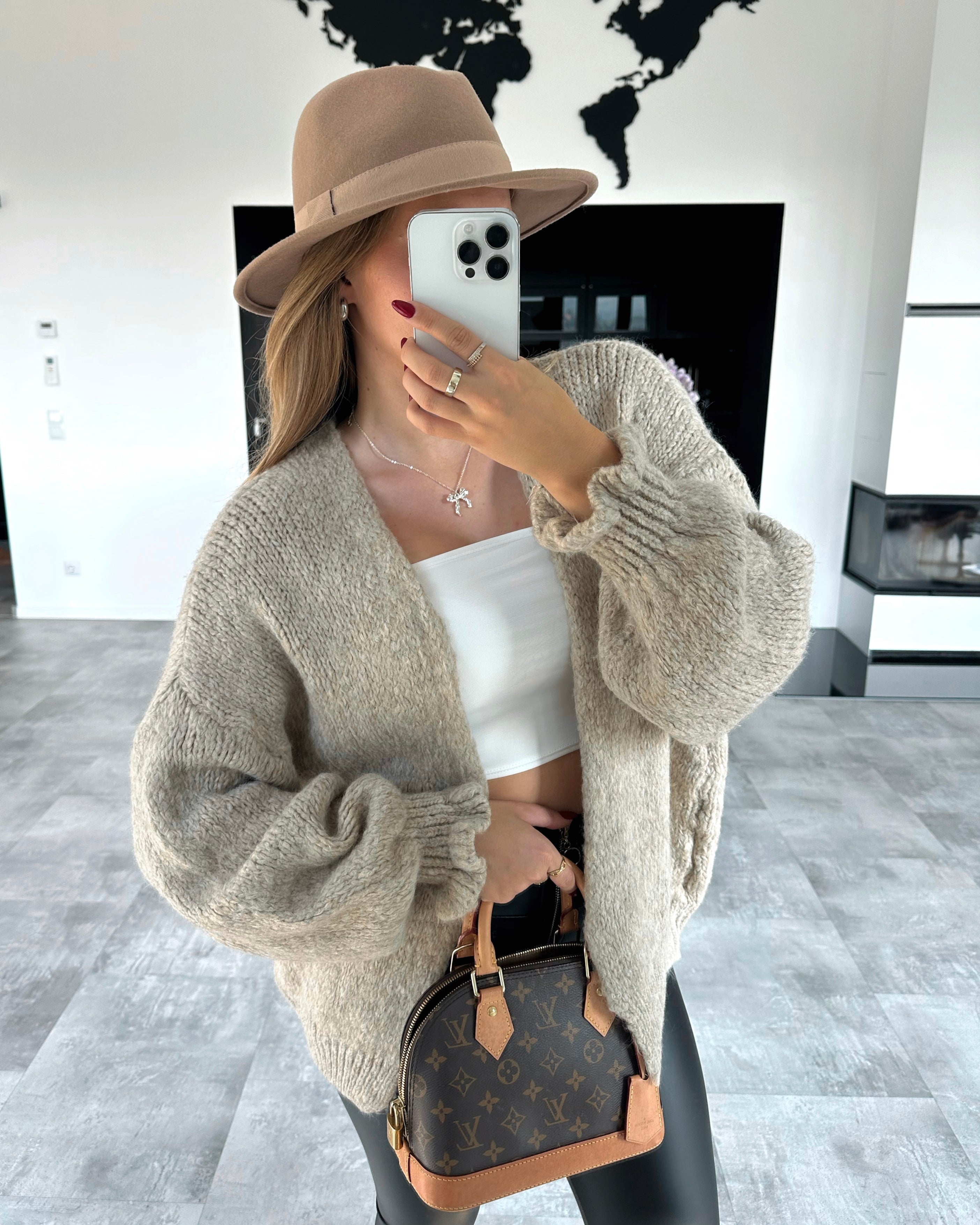 Cardigan "Mary" Beige