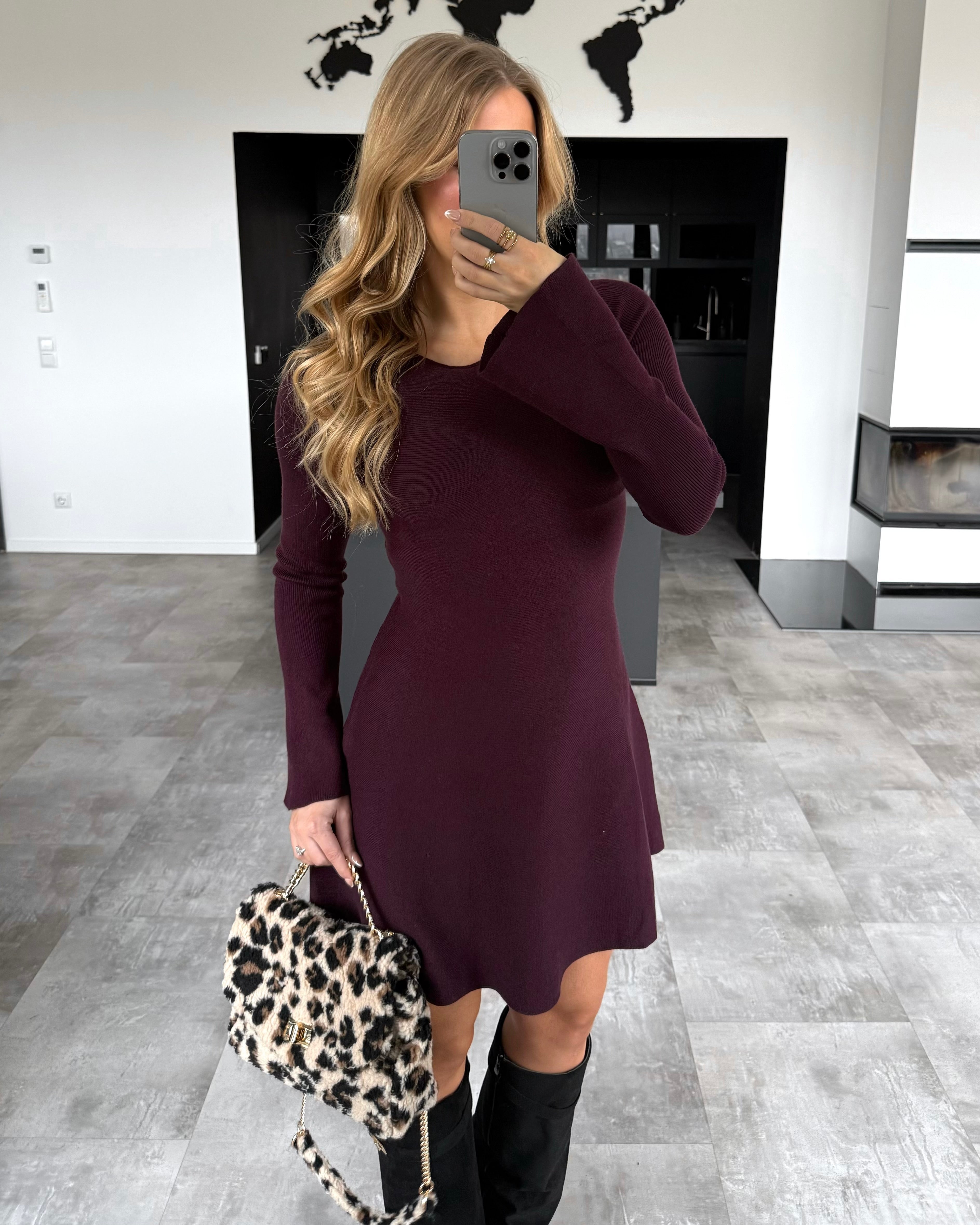 Kleid “Rielle” Plum