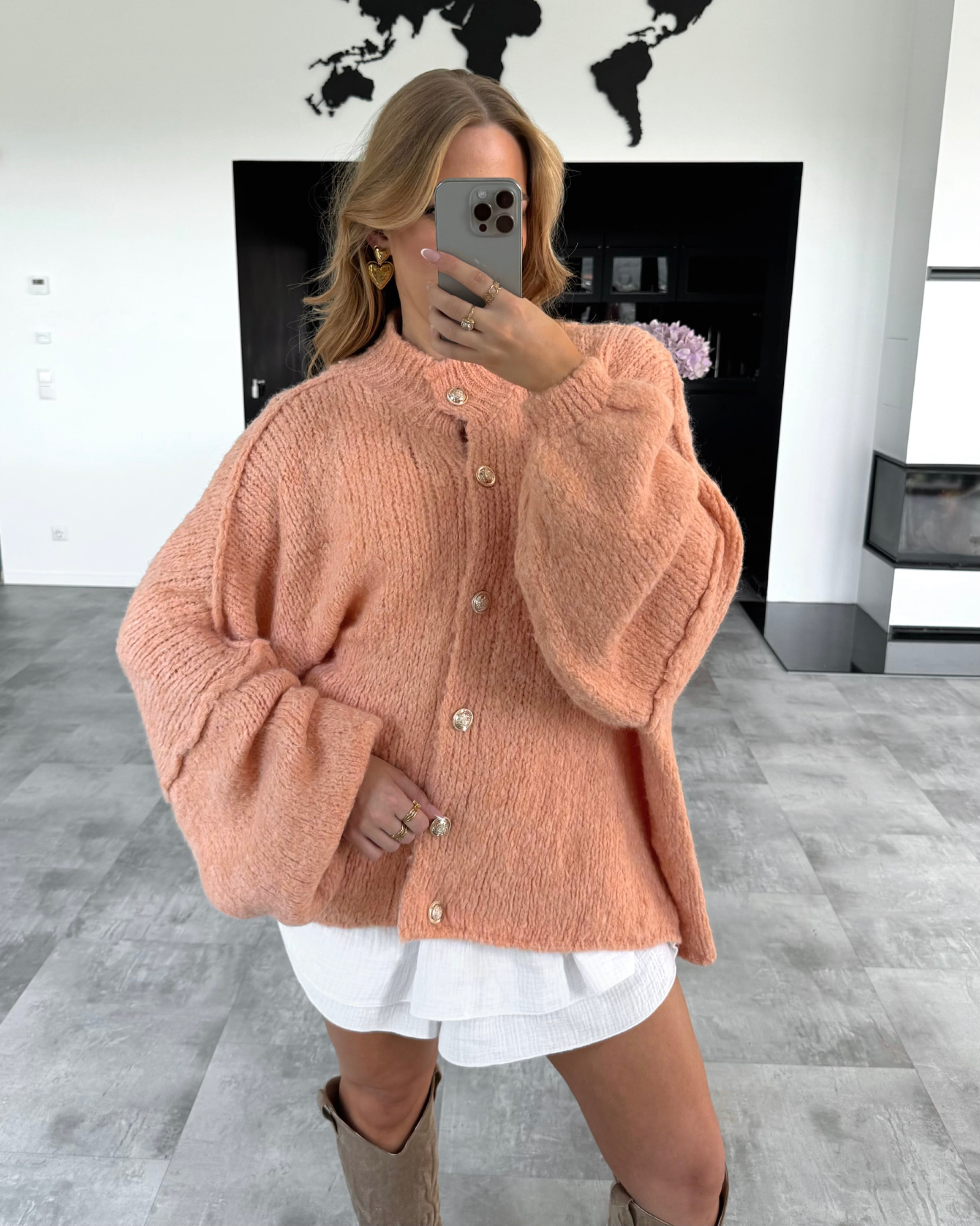 Cardigan "Cece" Apricot
