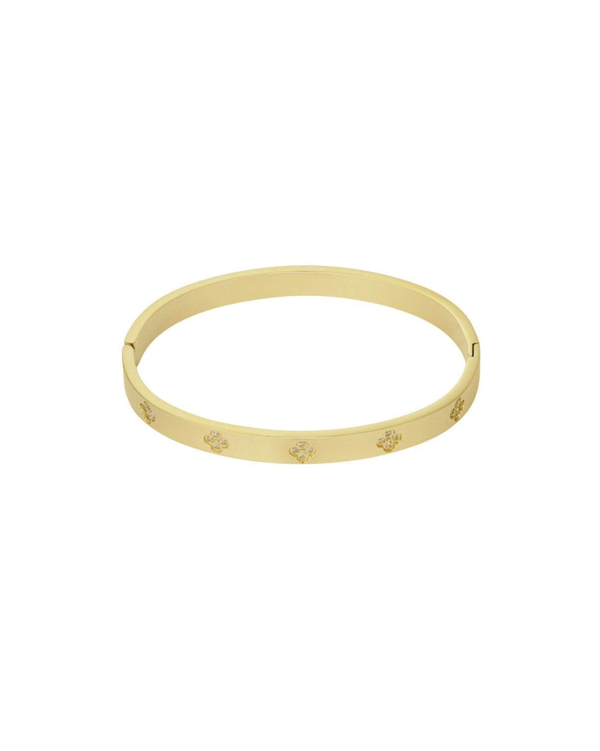 Shiny Bloom Signature Bangle