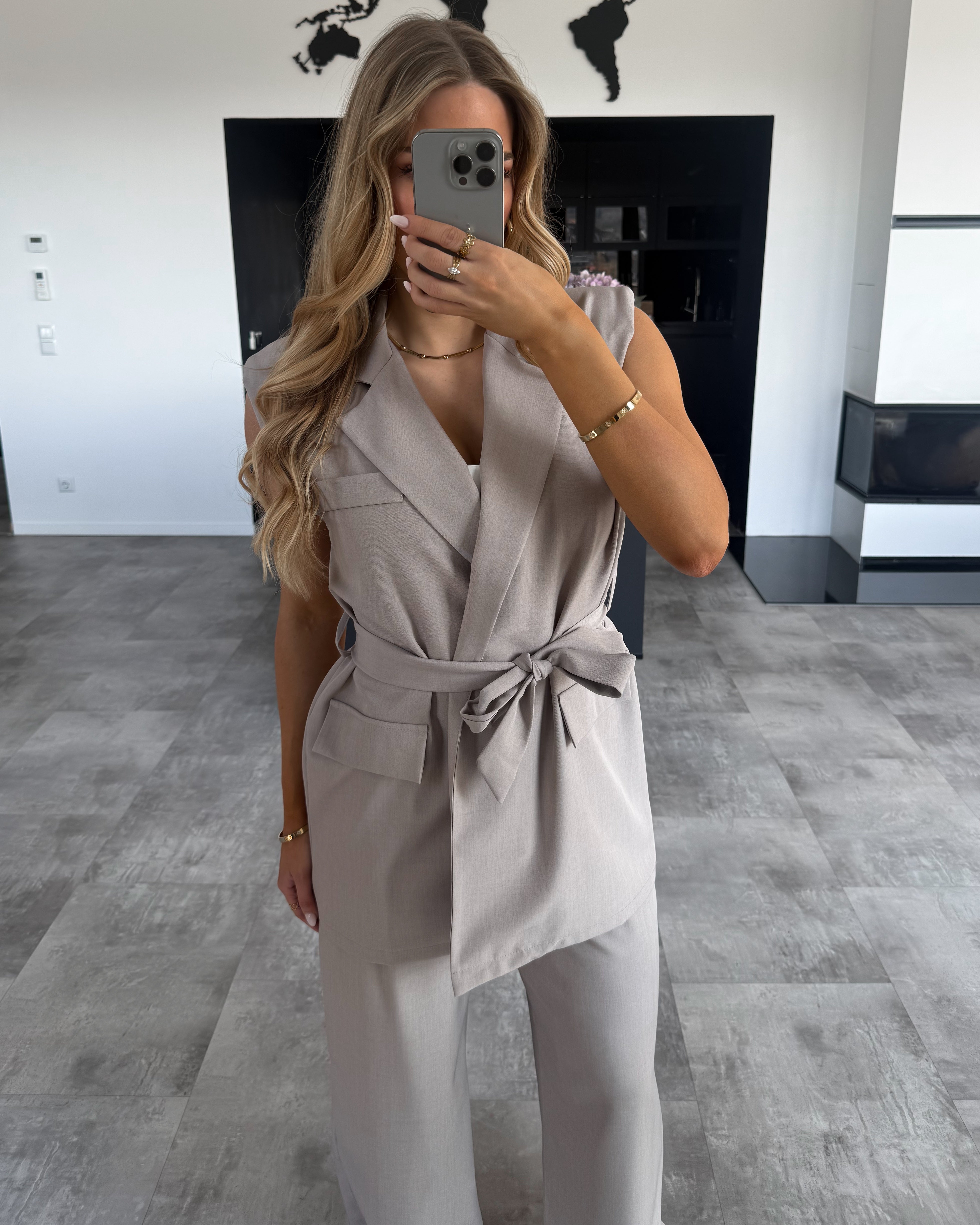 Zweiteiler “Milena” Taupe
