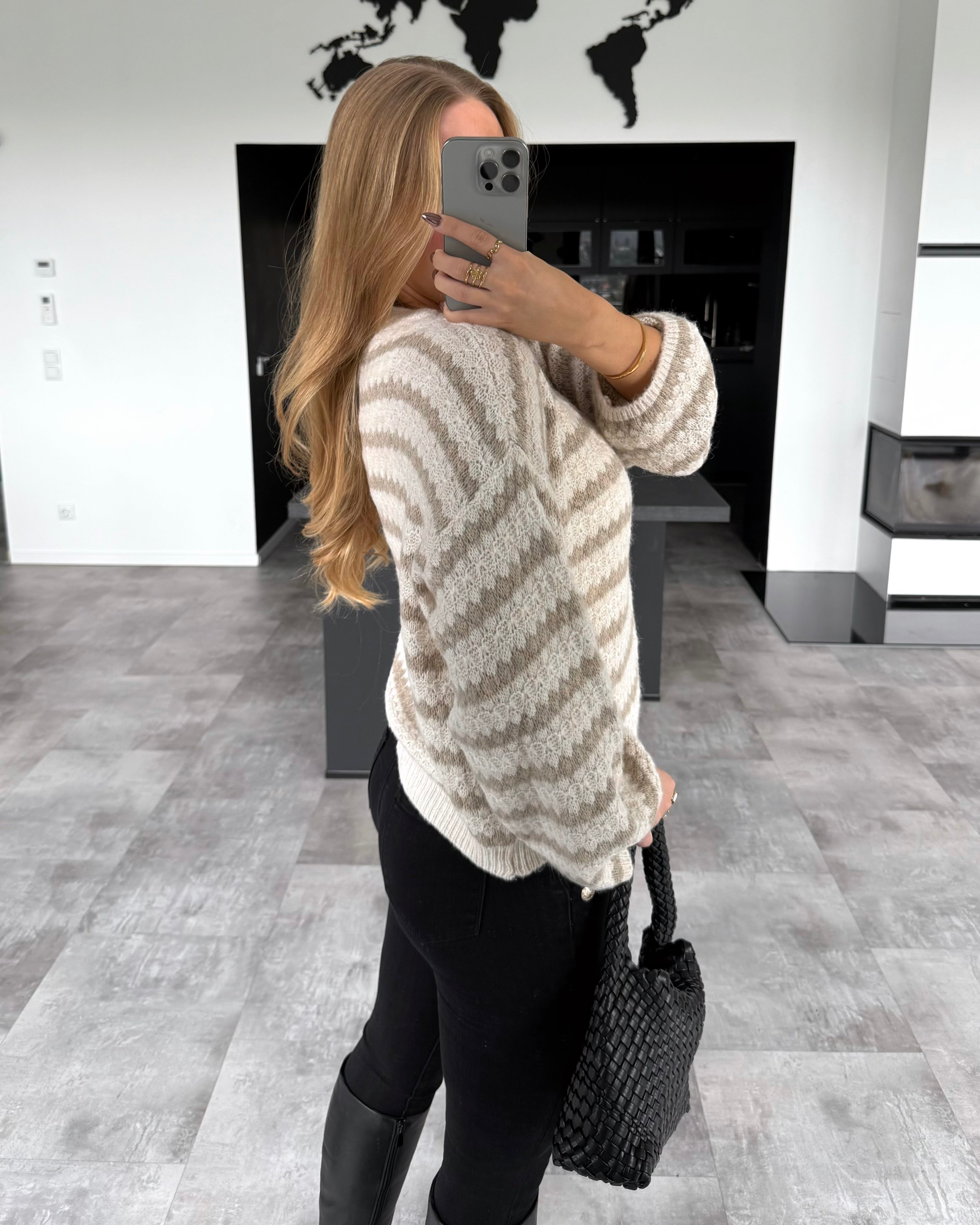 Pullover "Millie" Beige-Ecru