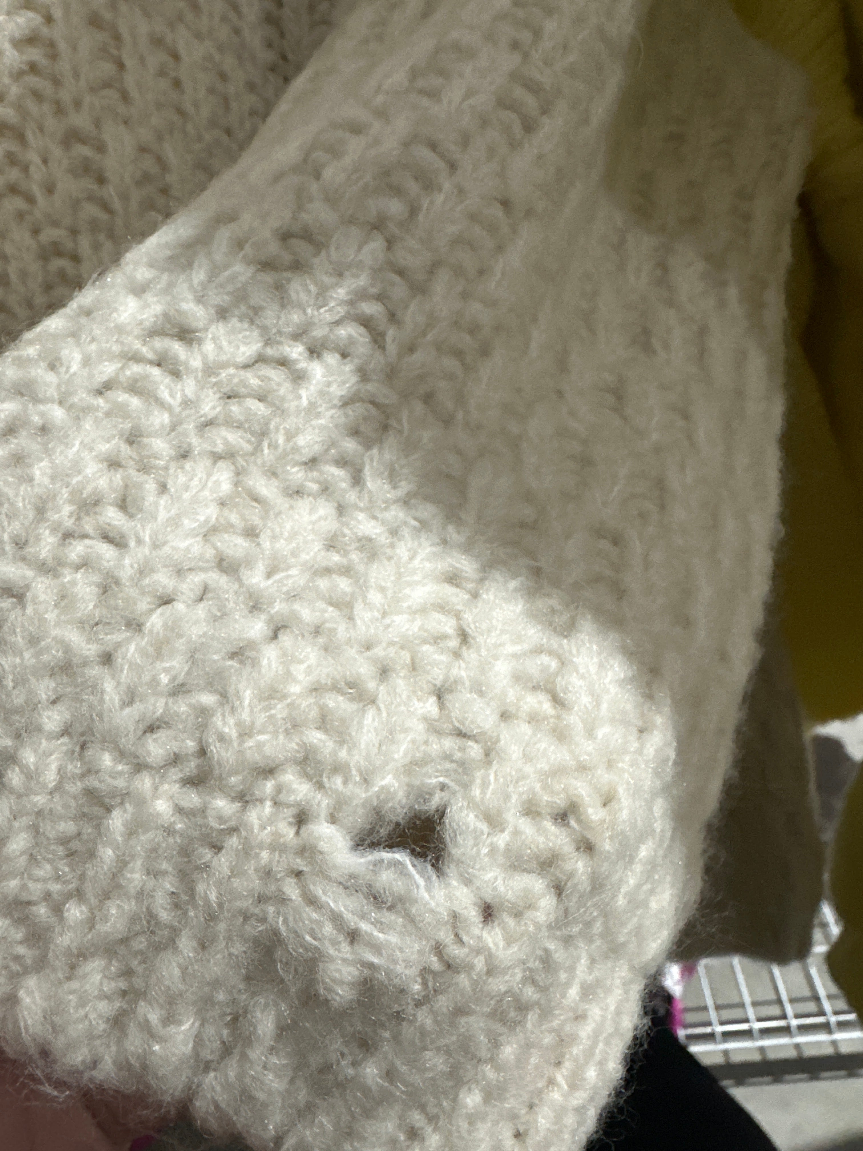 BWARE Cardigan "Elea" Ecru