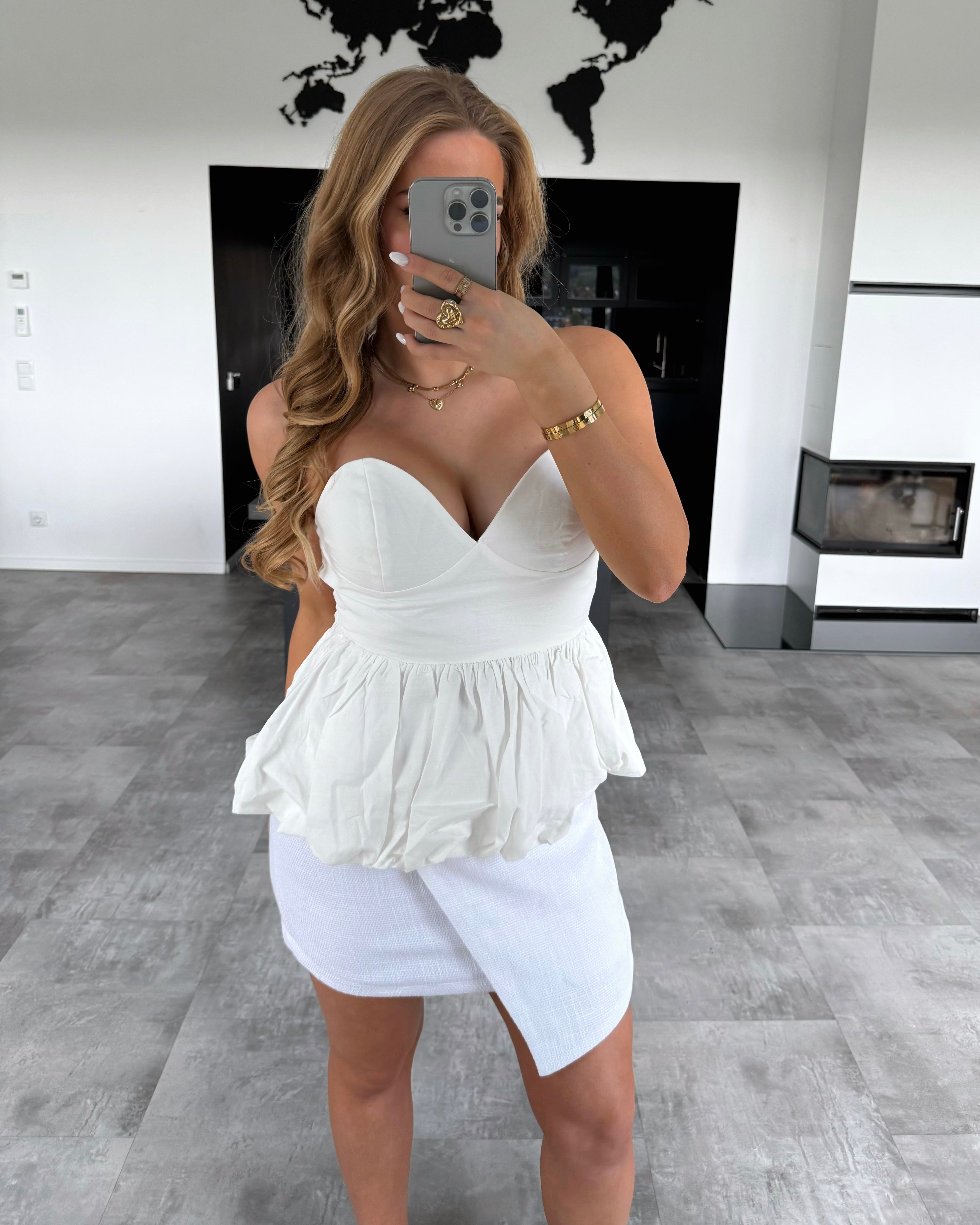 Top “Felicia” Weiß