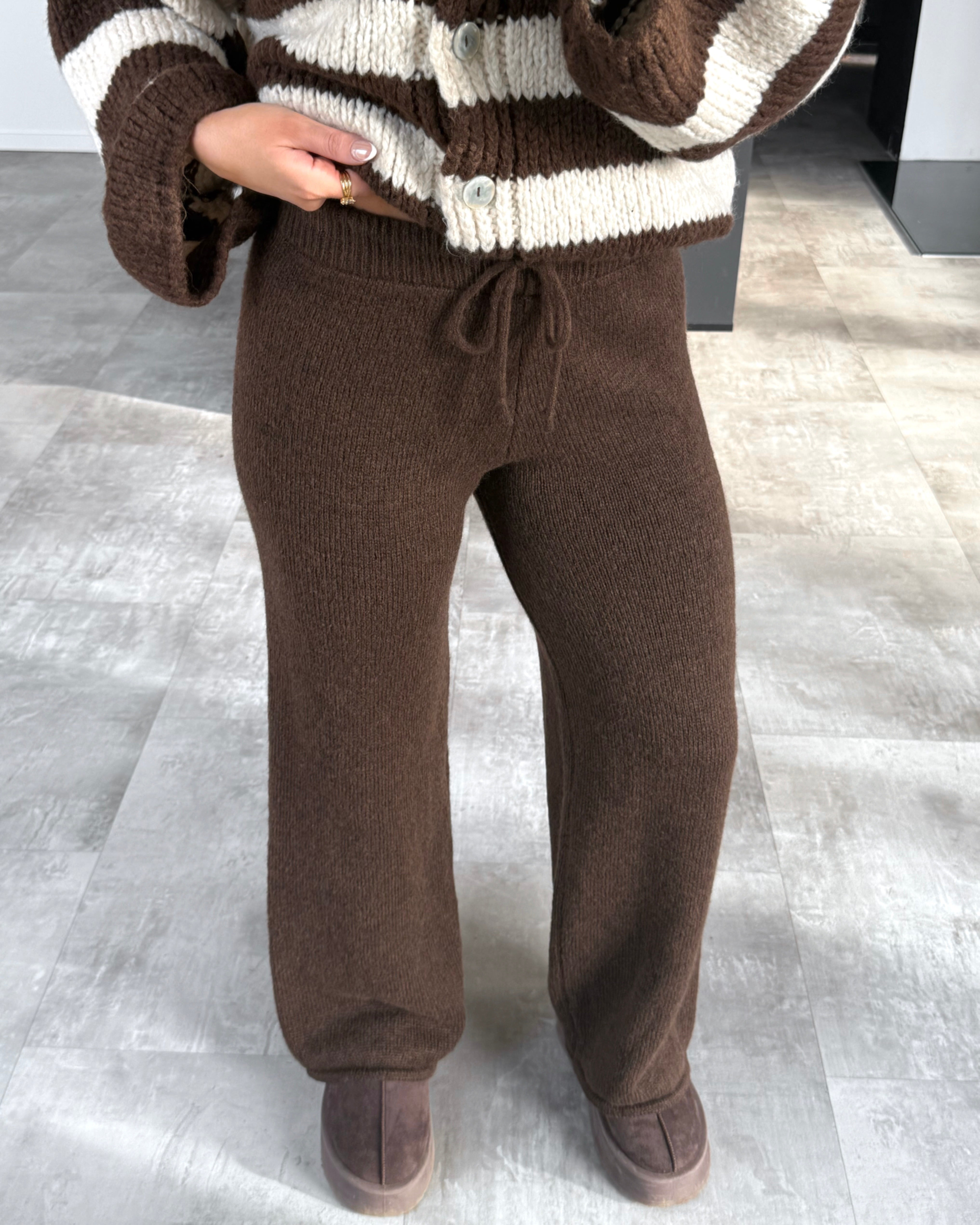 Strickhose “Aspen“ Chocolate