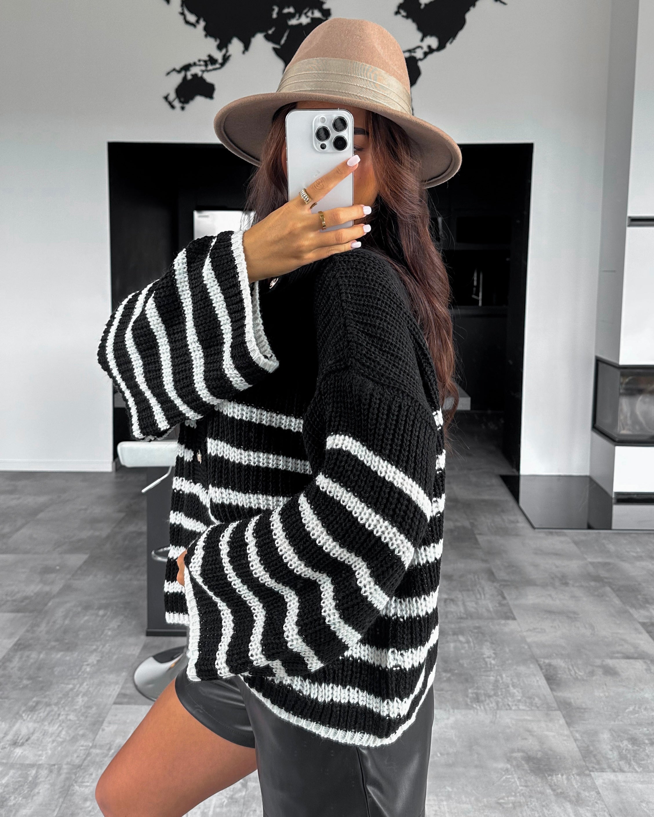 Strickpullover "Corinne" Schwarz
