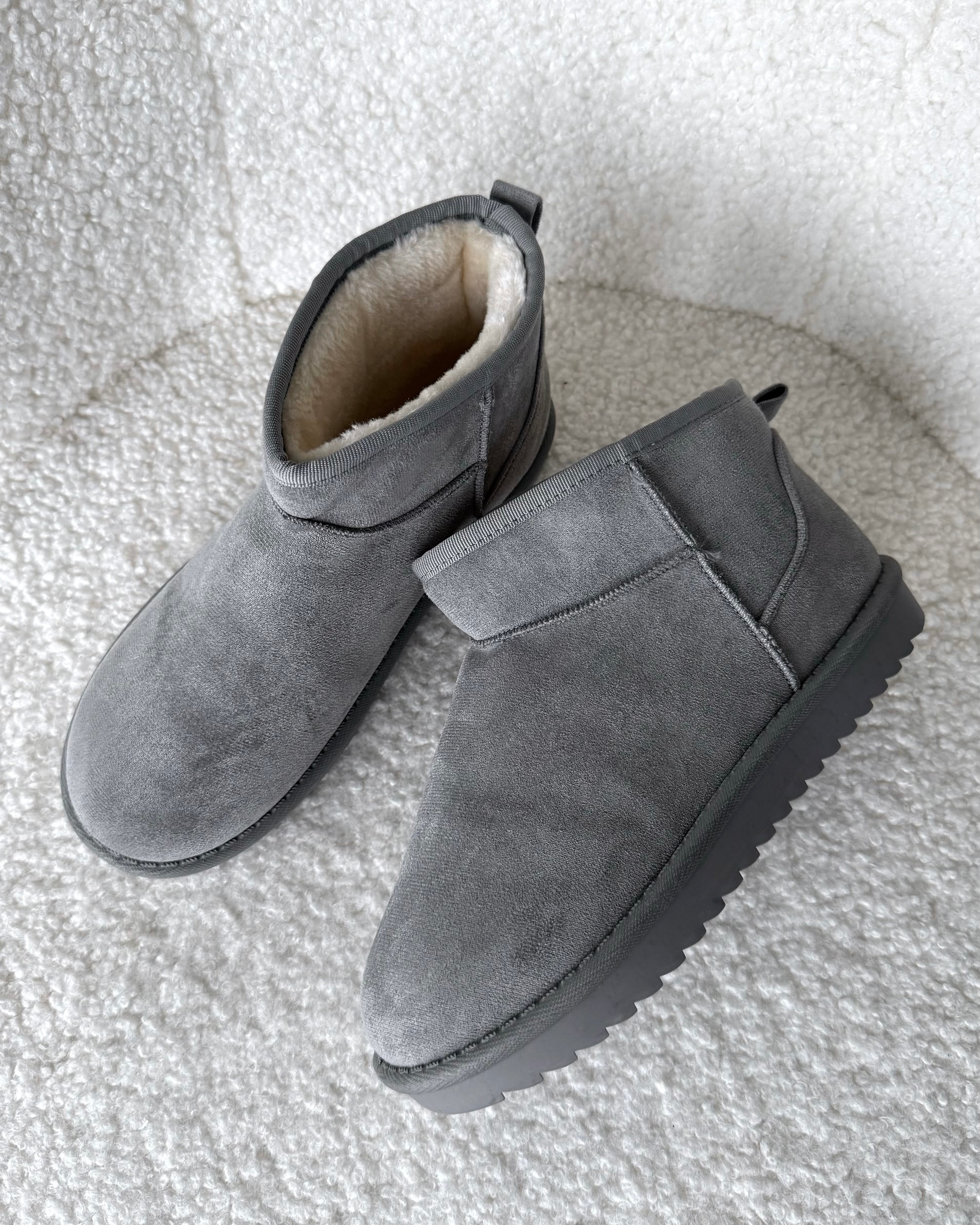 Mini Boots Grau