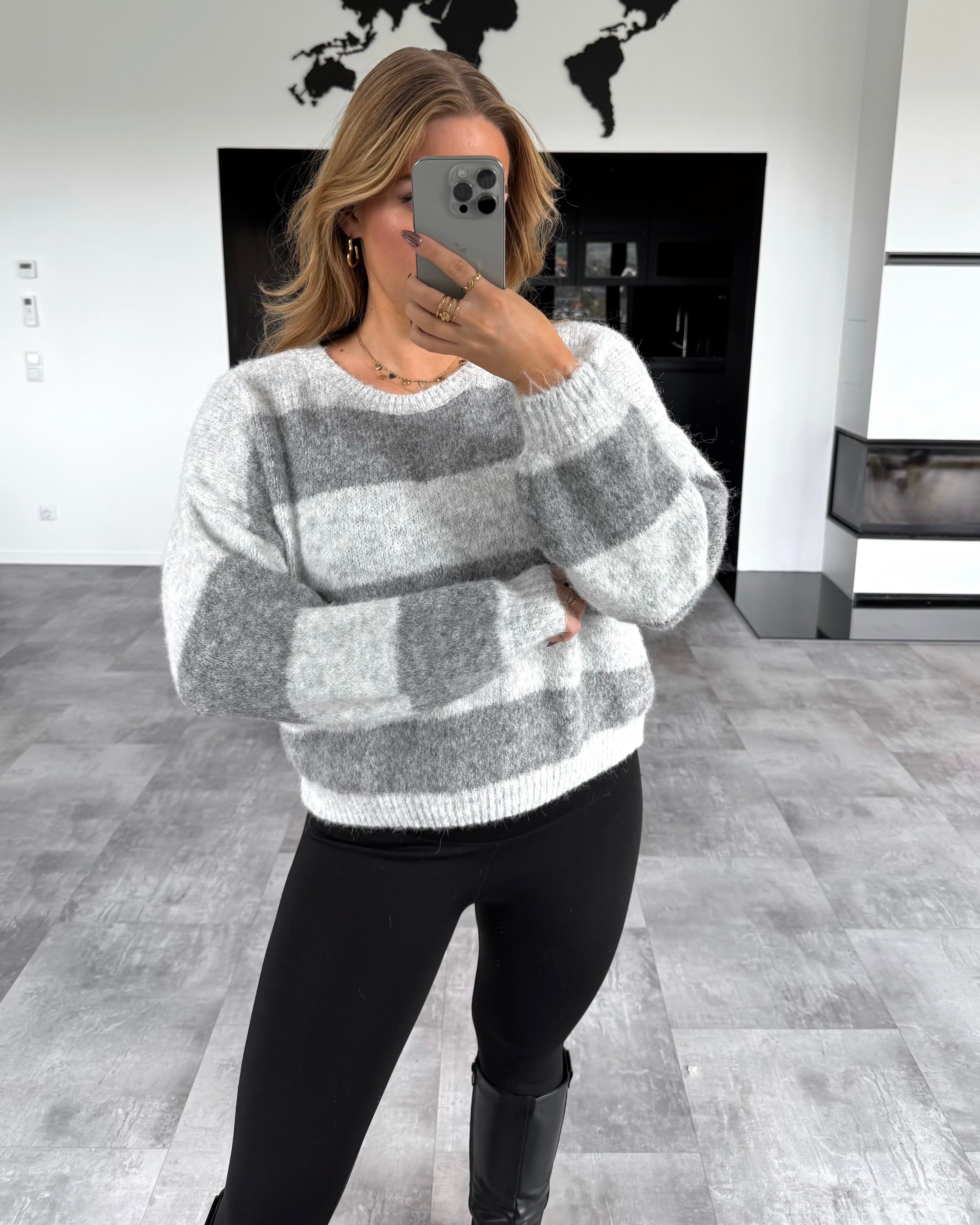 Pullover "Elsie" Grau