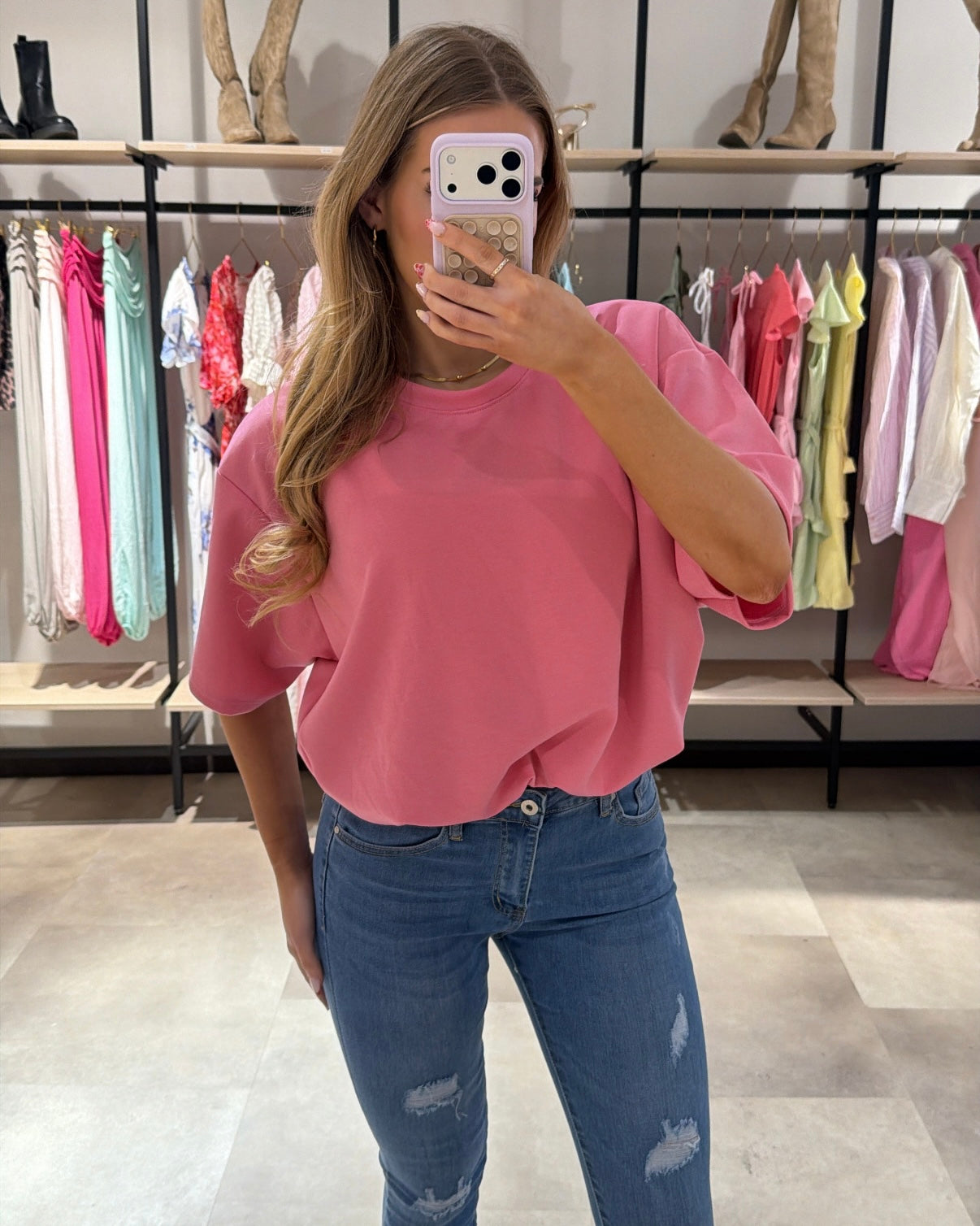 T-Shirt "Leonie" Pink