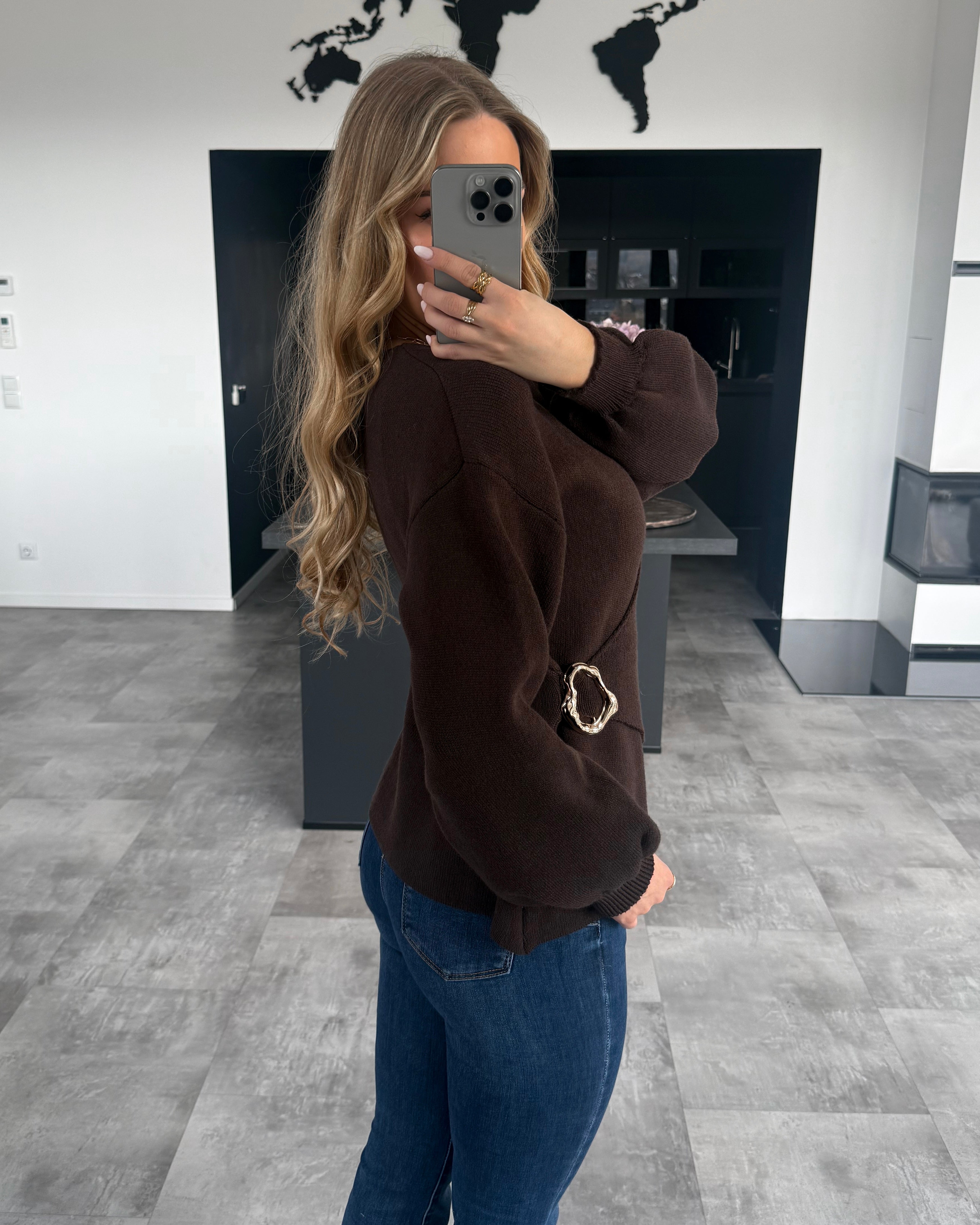 Wickel-Cardigan "Amaya" Chocolate