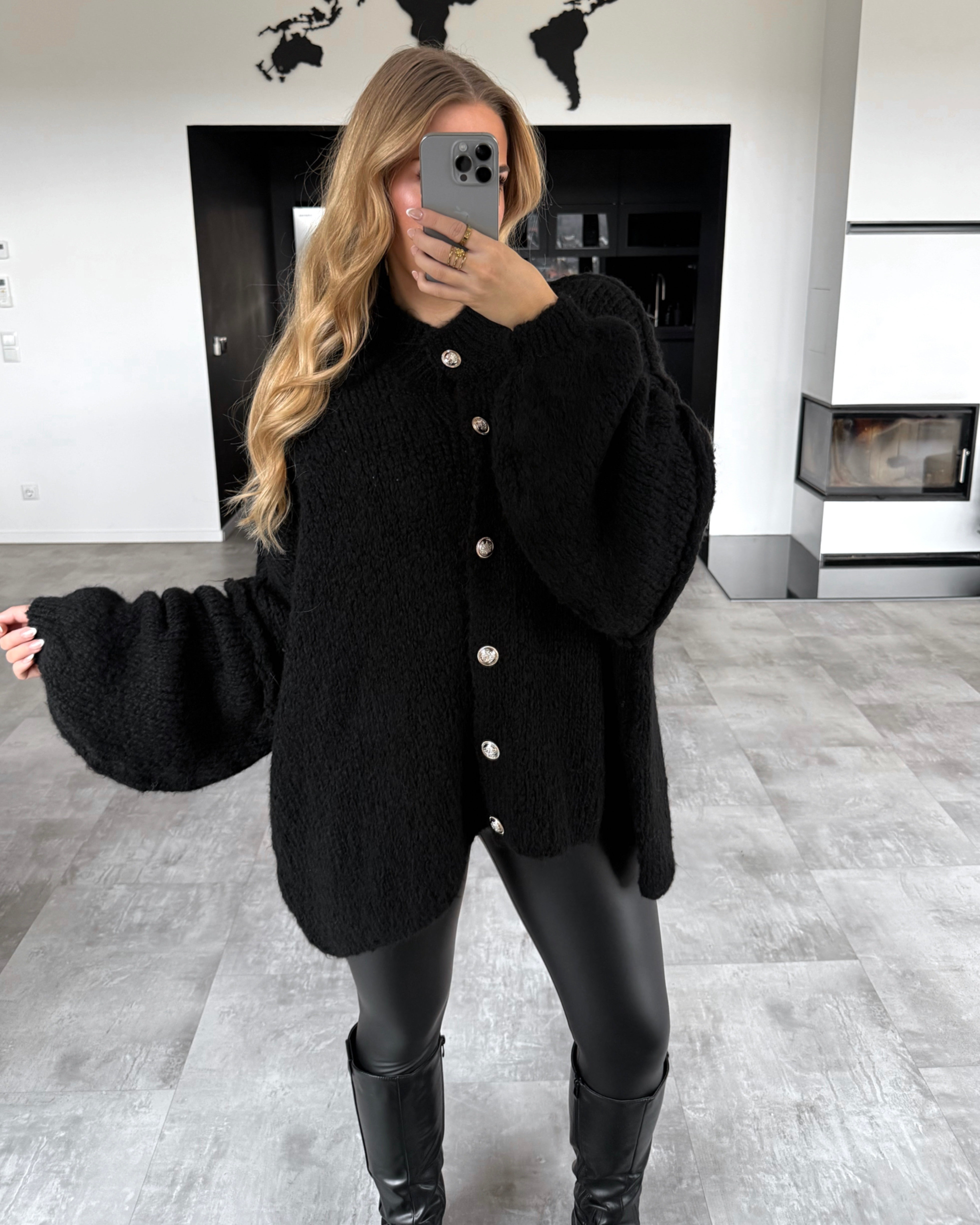 Cardigan "Cece" Schwarz