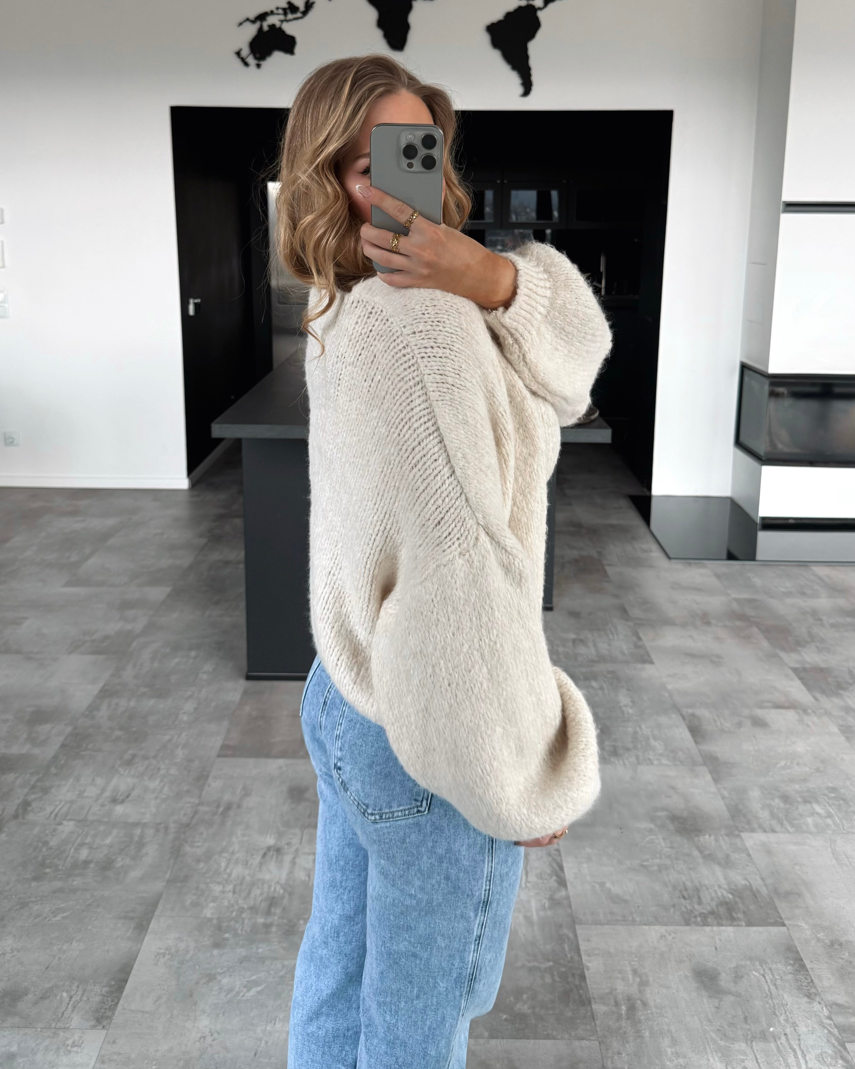 Strickset “Alessia” Ecru