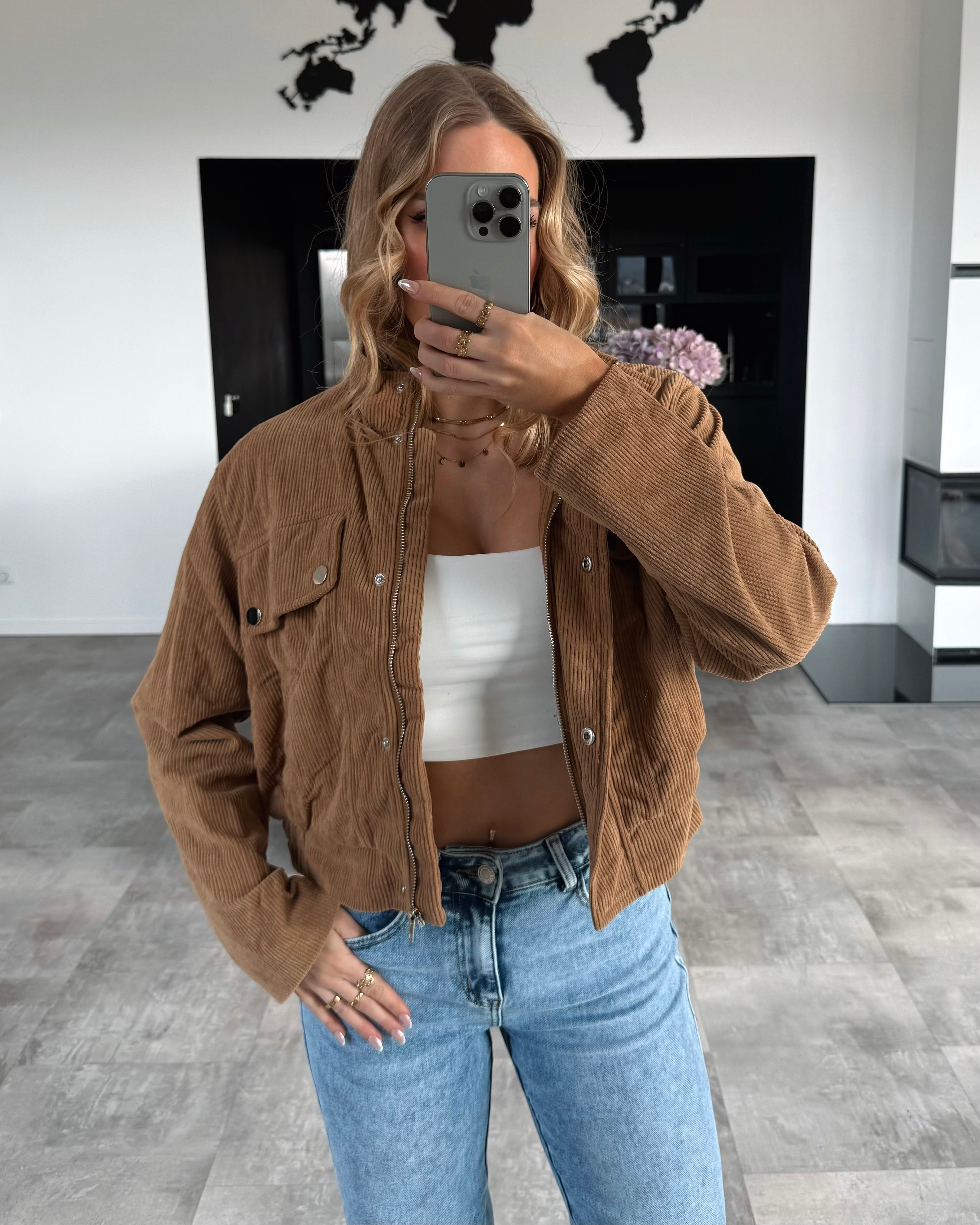 Cord Jacke “Jade” Camel
