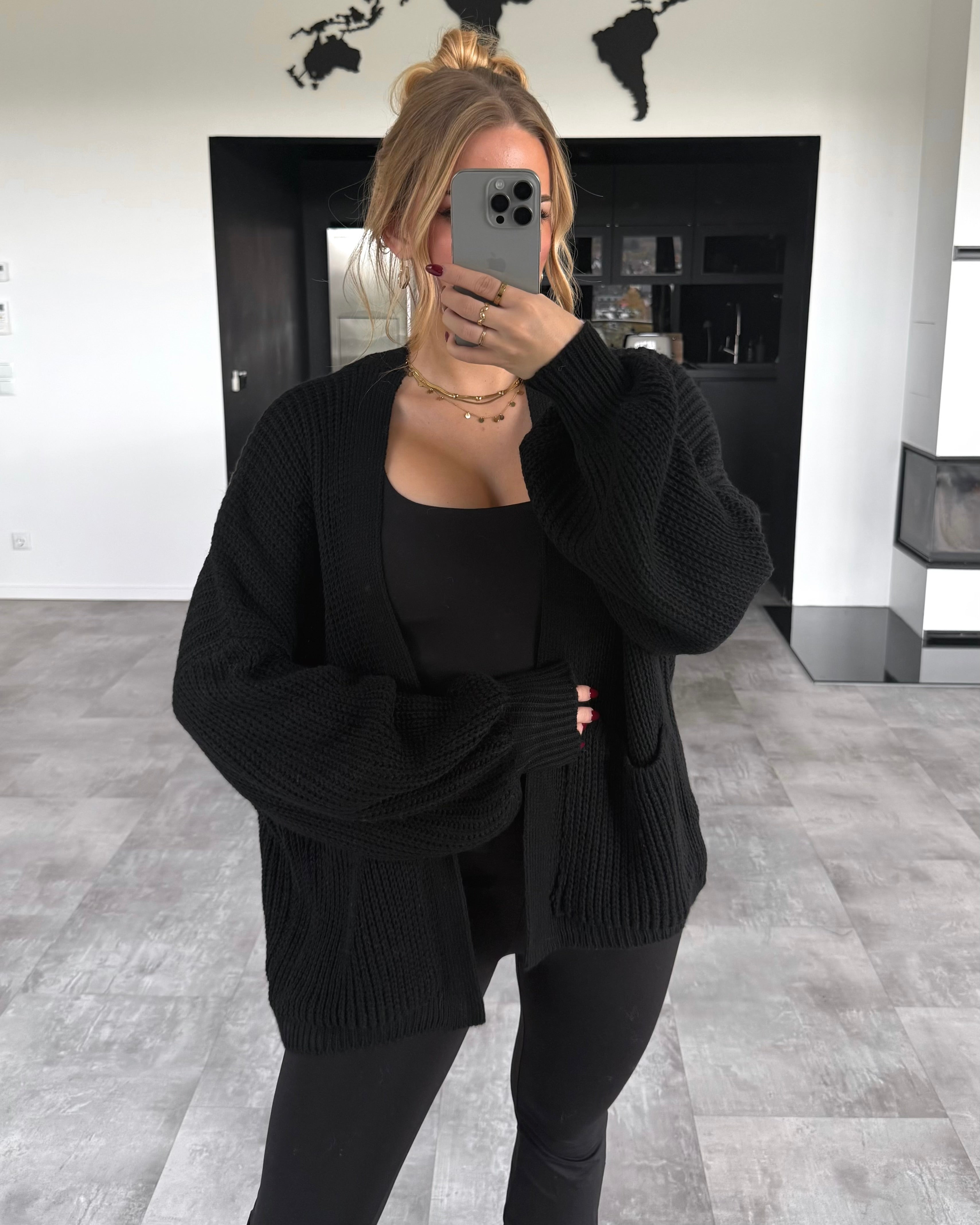 Cardigan "Leslie" Schwarz