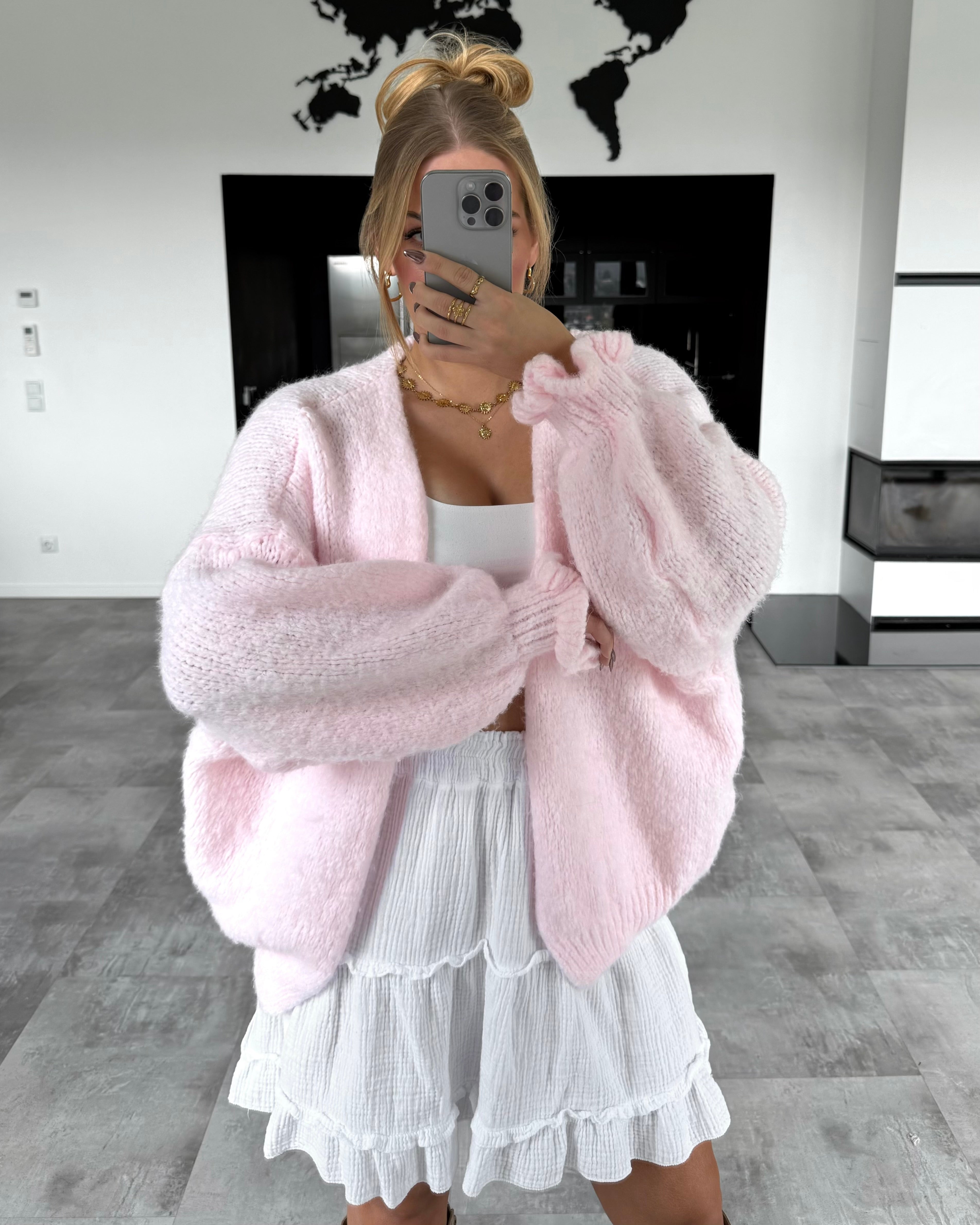 Cardigan "Mary" Babyrosa