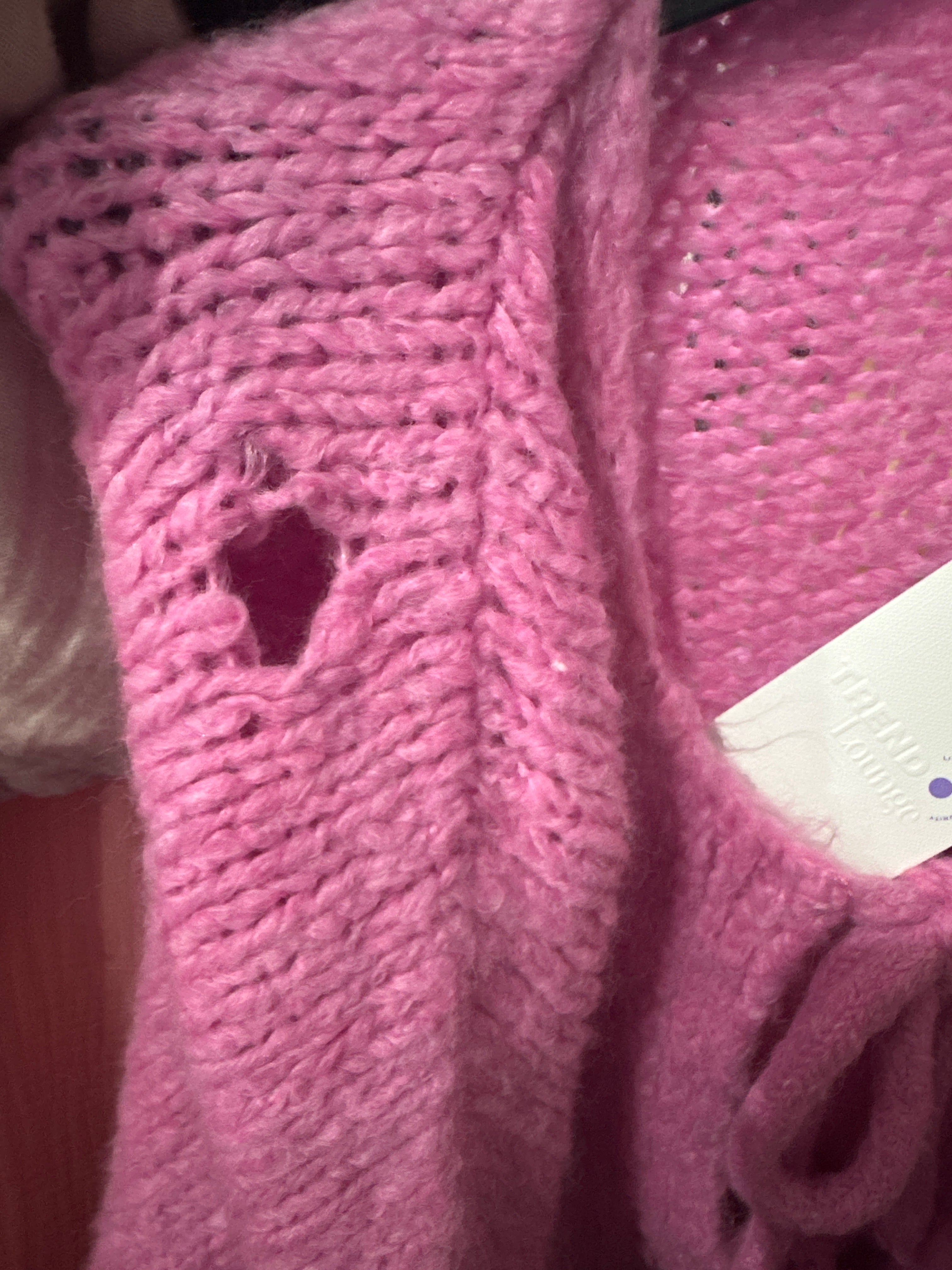 B WARE Knoten-Cardigan "Maddy" Pink #3
