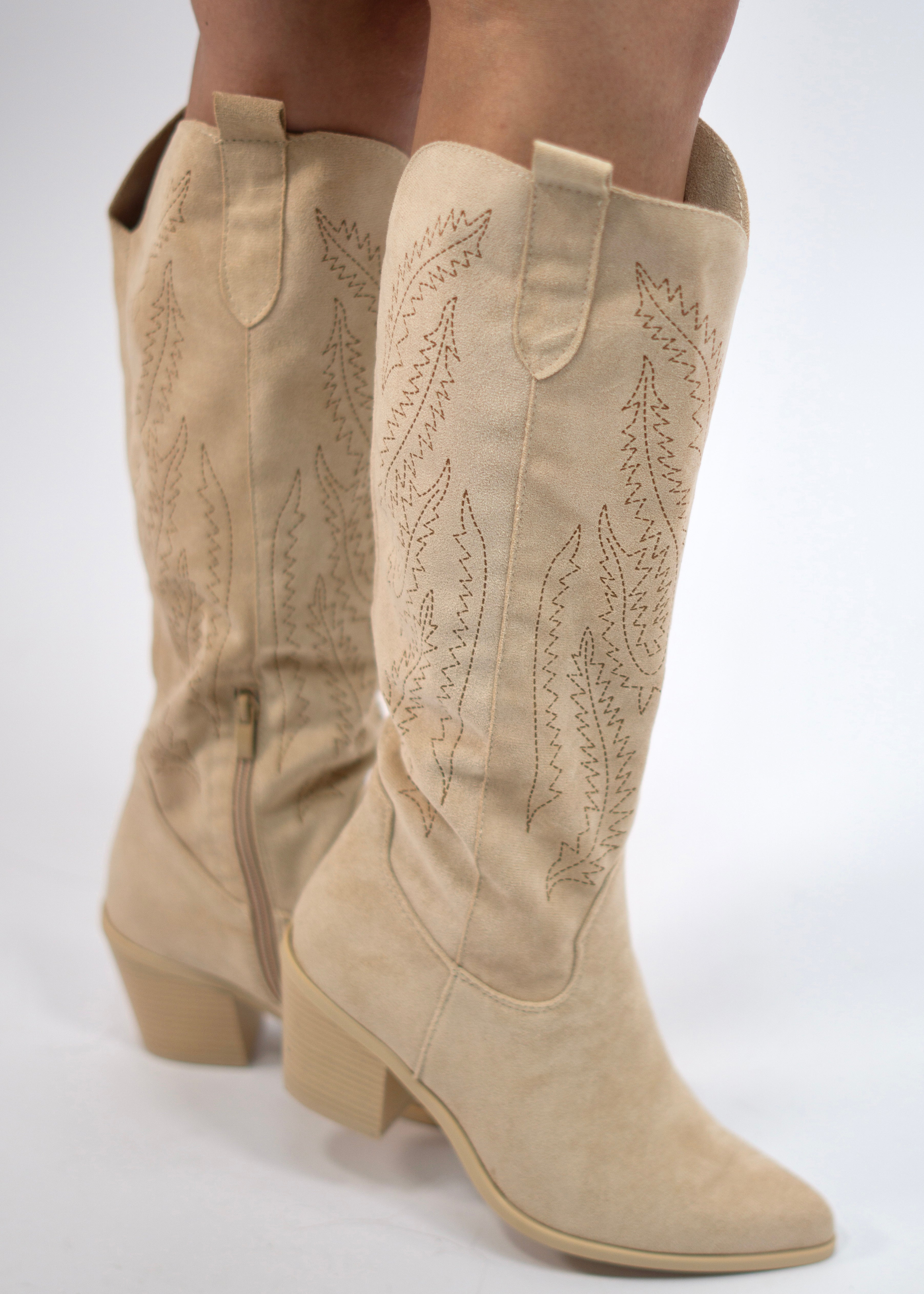 Cowboy Boots „Carly“ Beige
