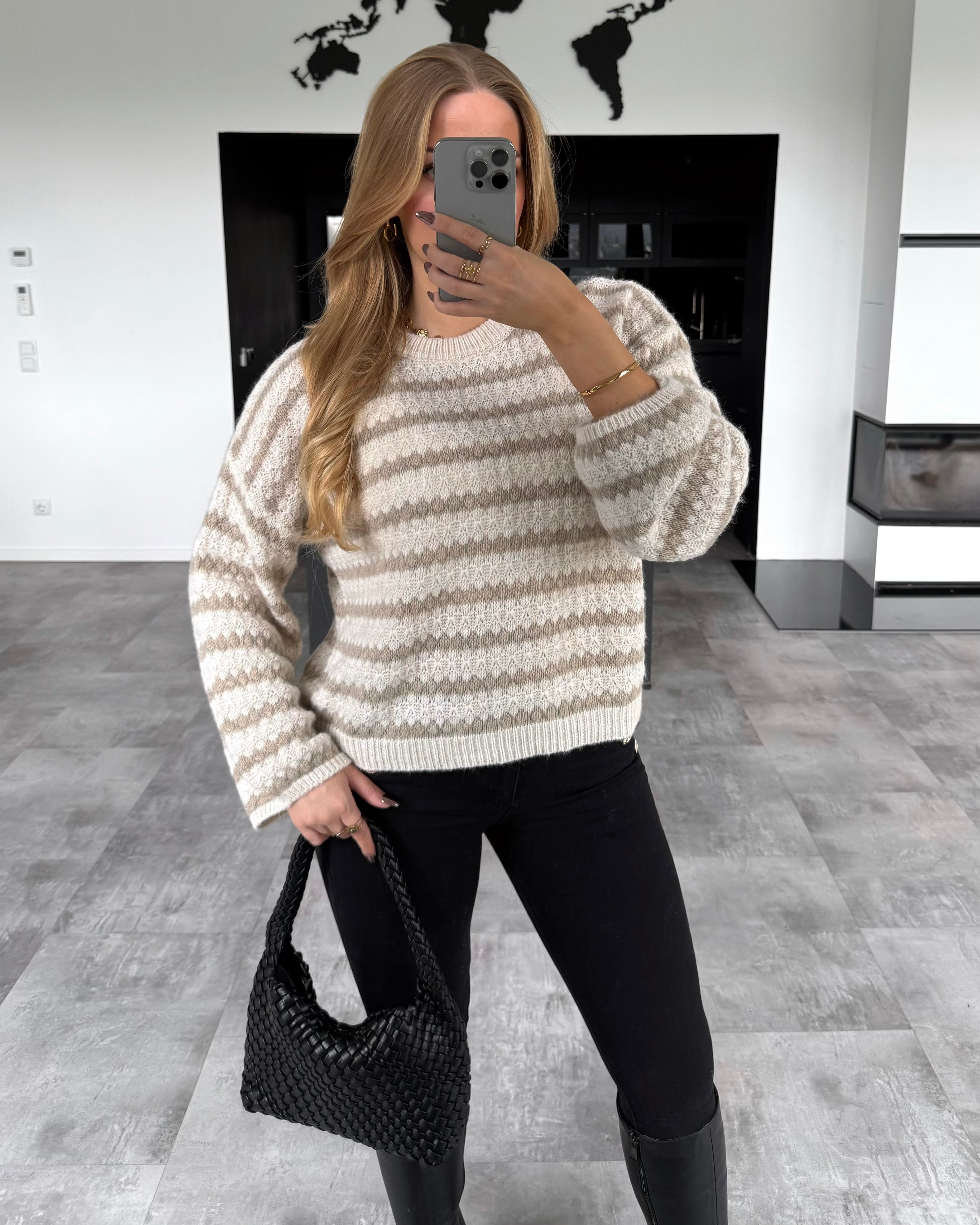 Pullover "Millie" Beige-Ecru