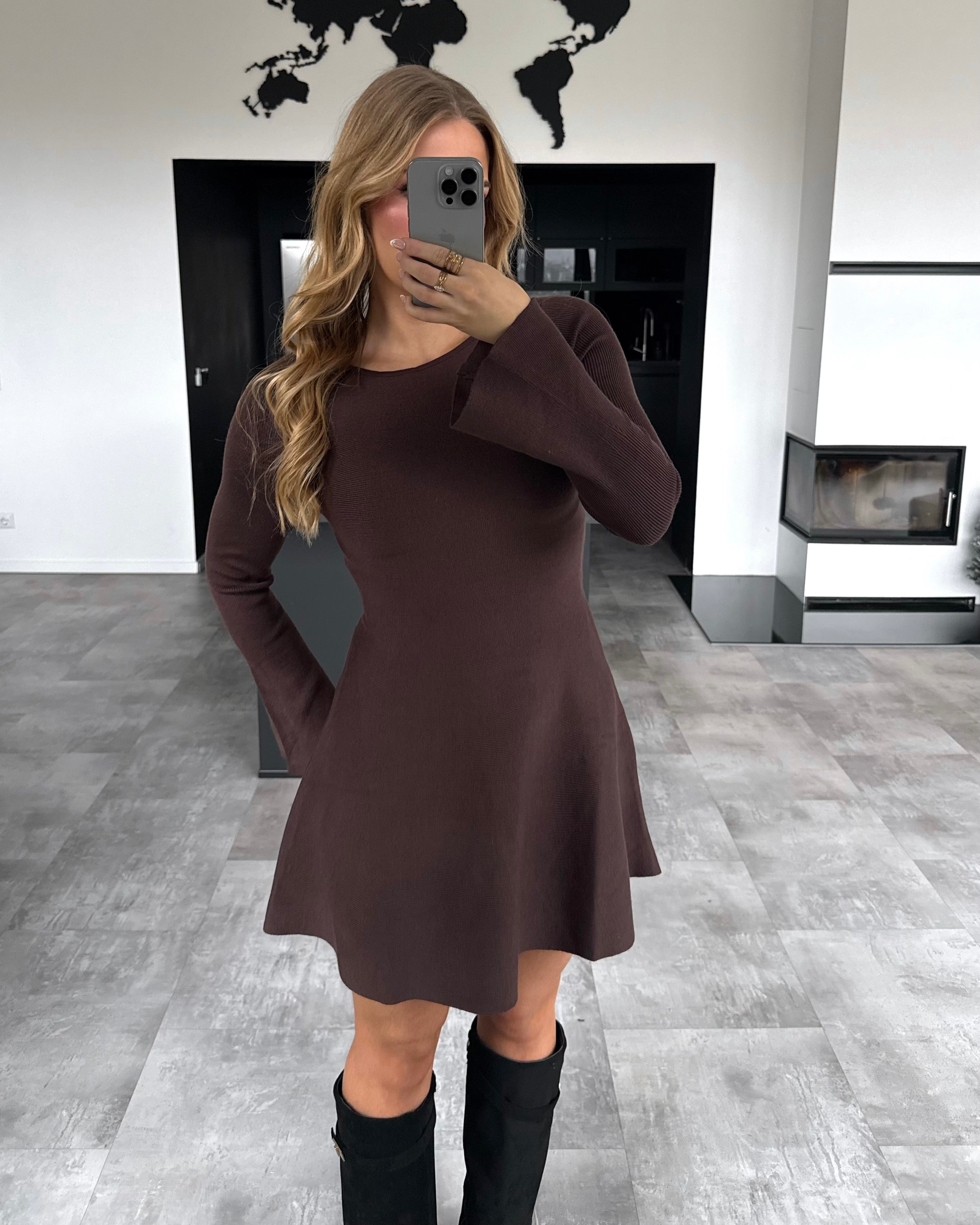 Kleid "Rielle" Chocolate