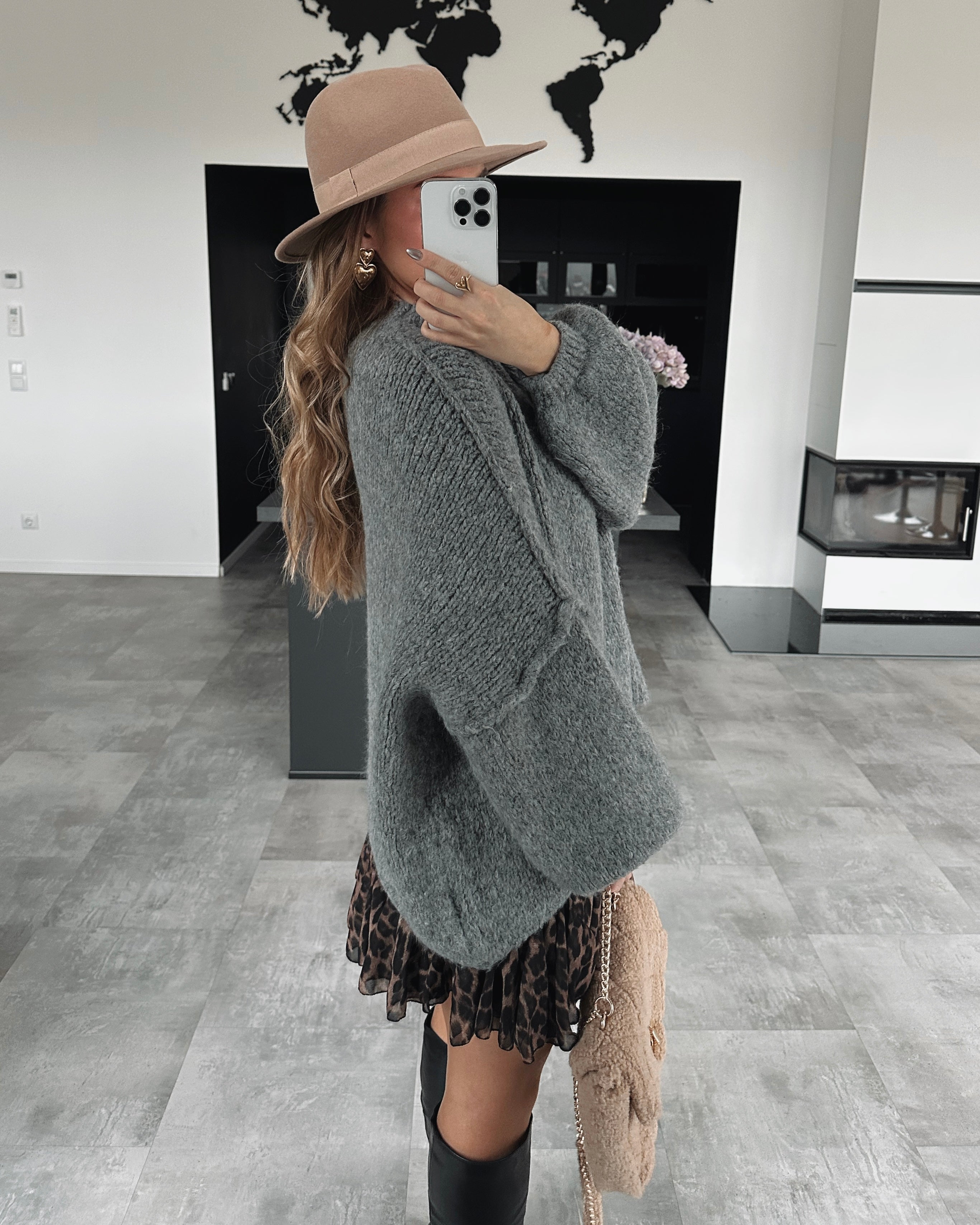 Pullover “May” Dunkelgrau