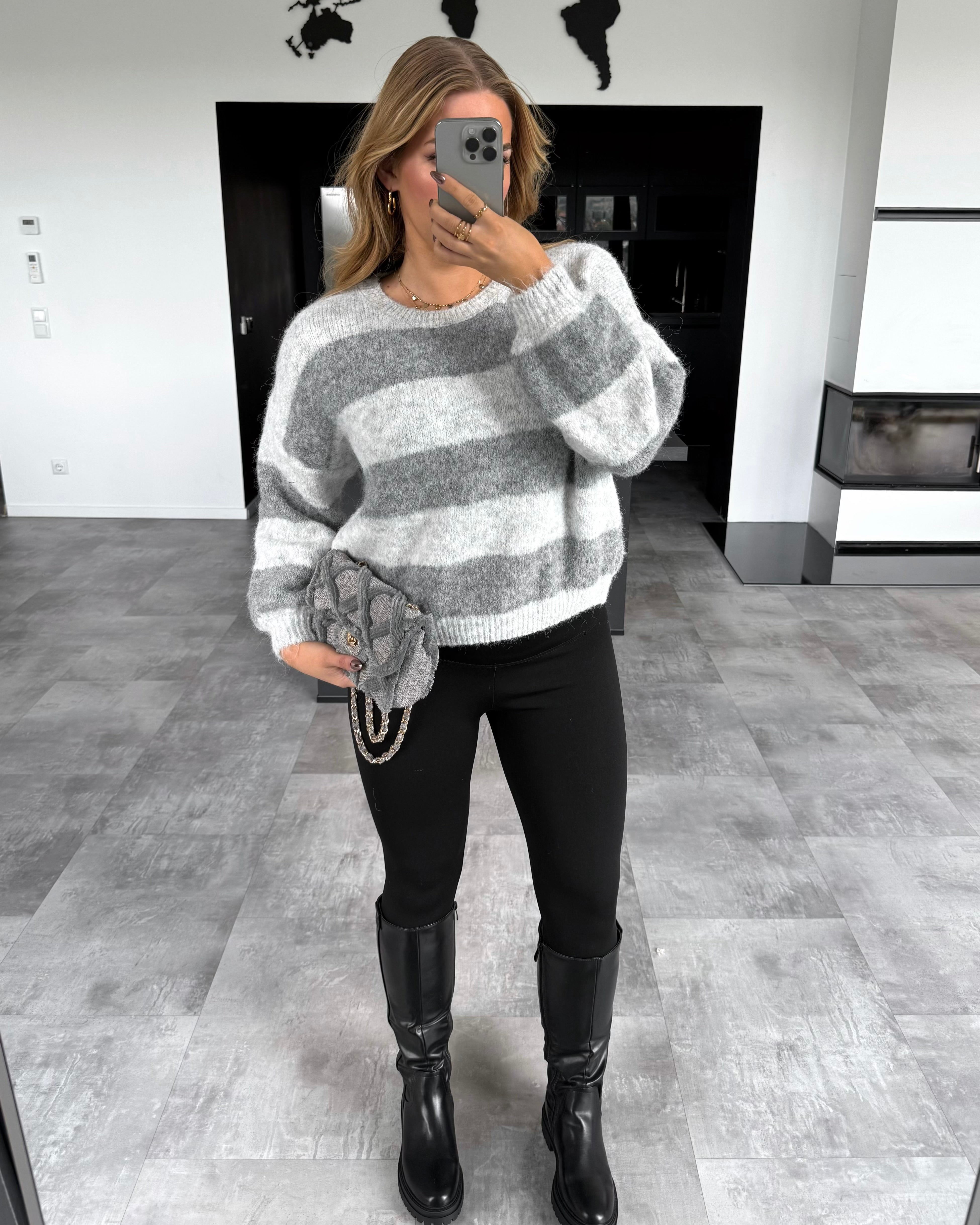 Pullover "Elsie" Grau