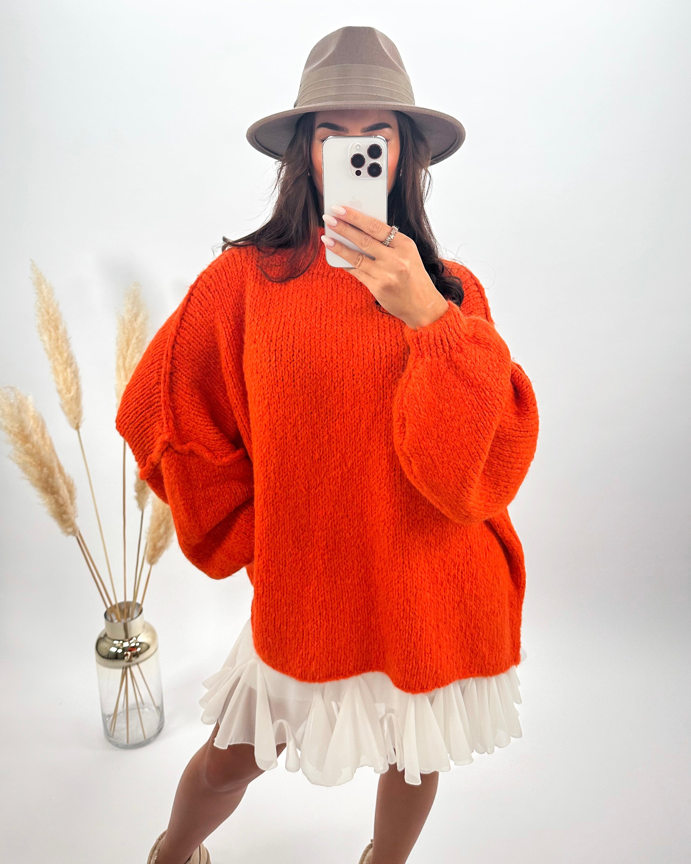 Pullover “May” Orange