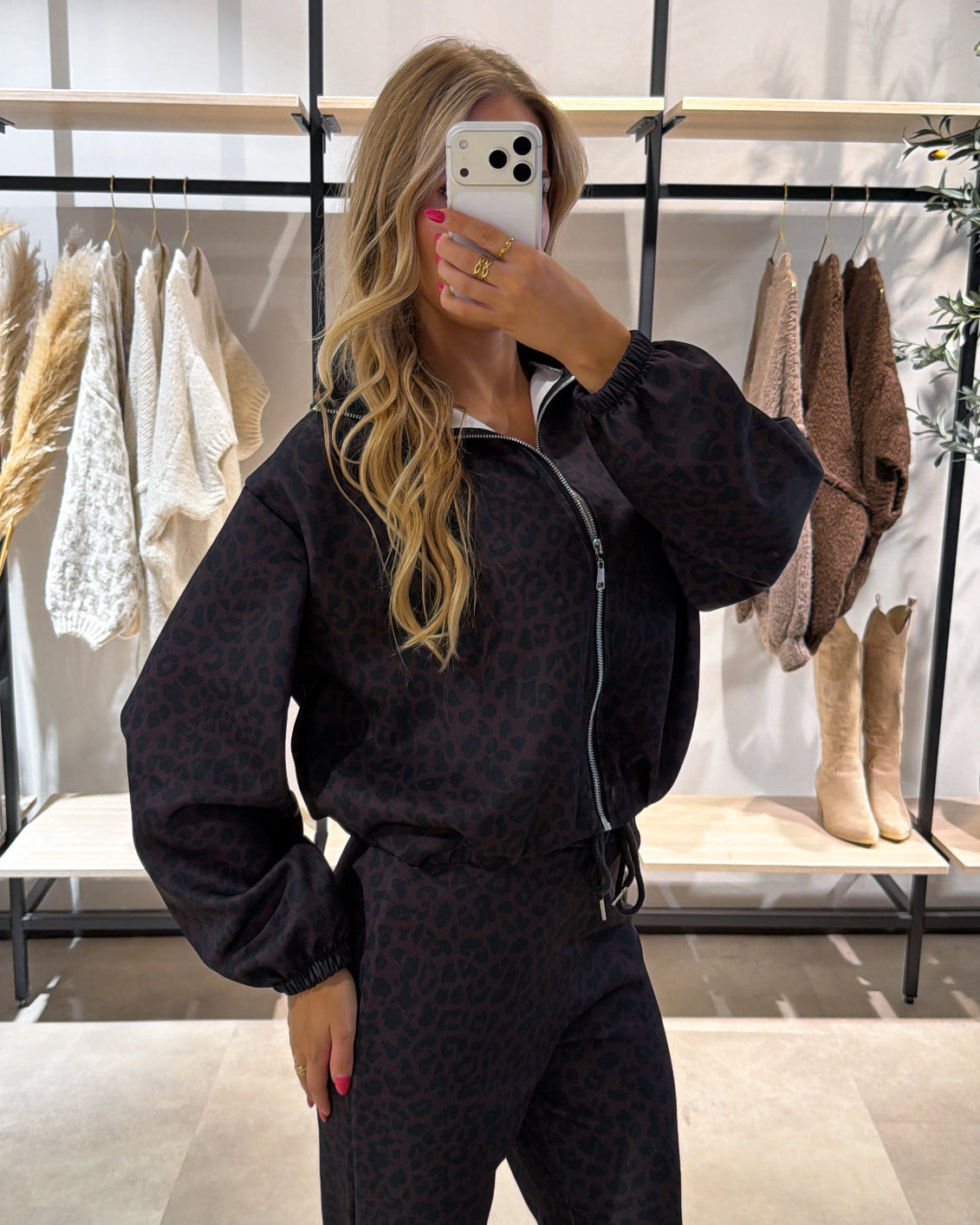 Jacke "Leonie" Leoprint