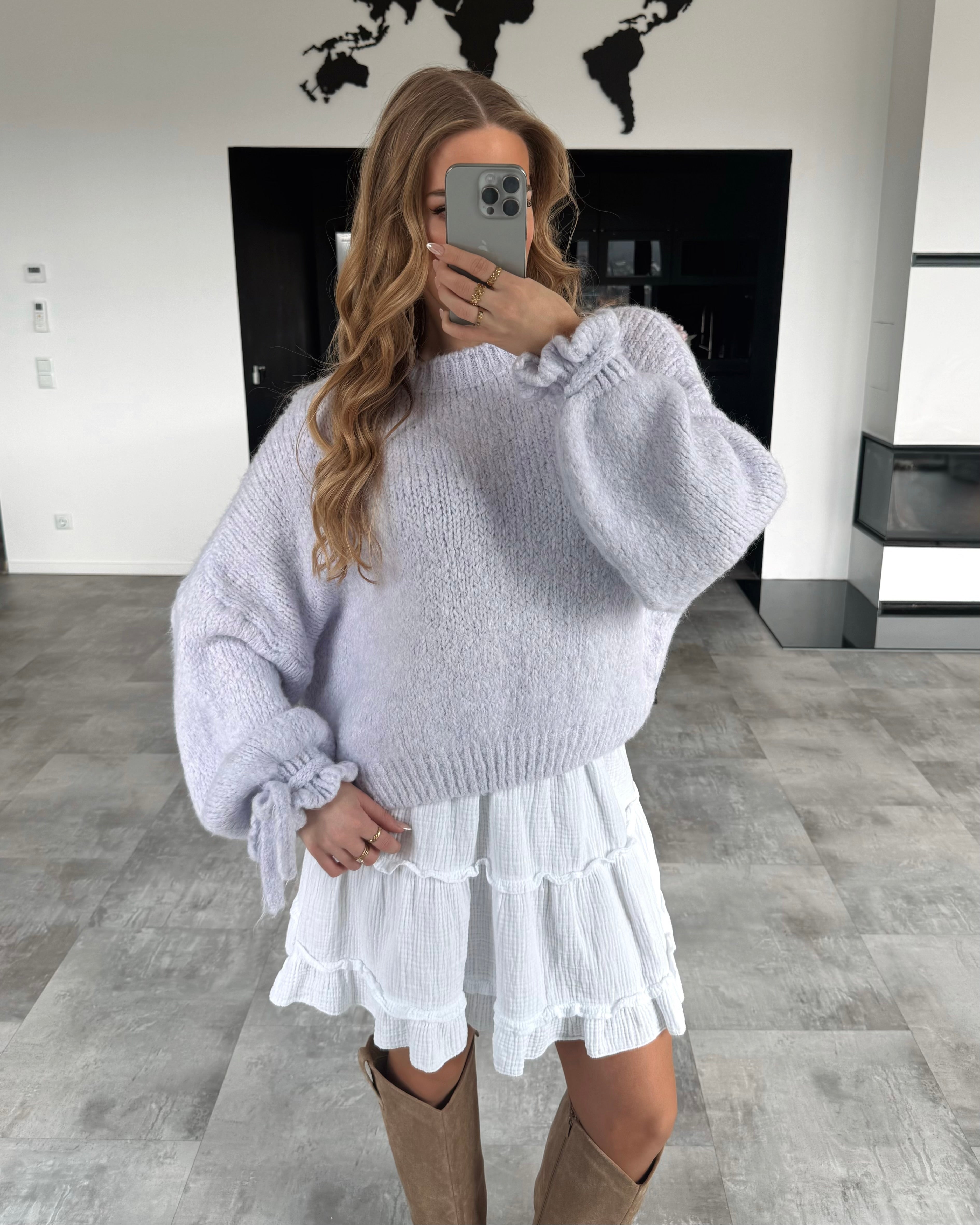 Pullover “Mali” Flieder