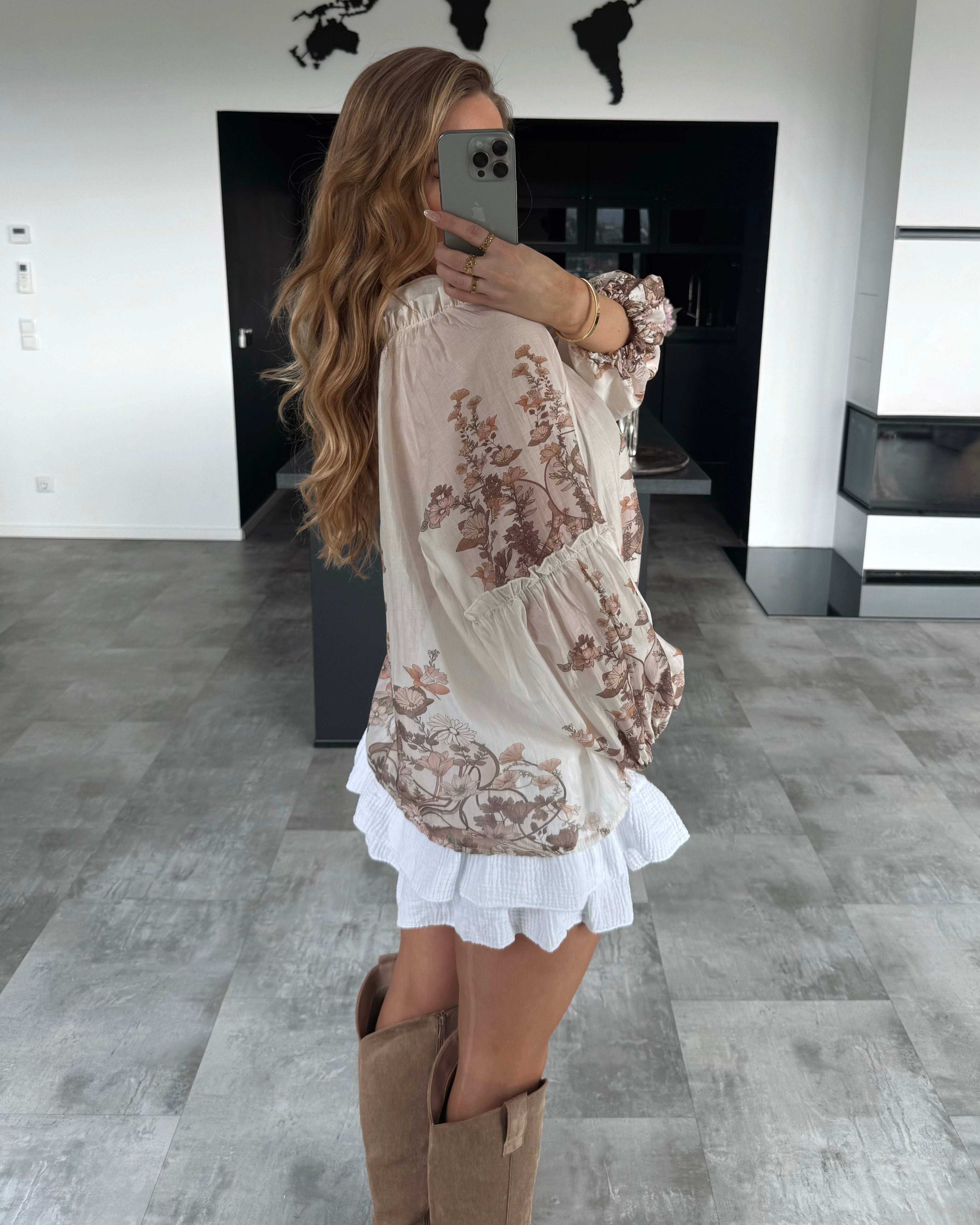 Viskose-Bluse "Graciella" Multicolor