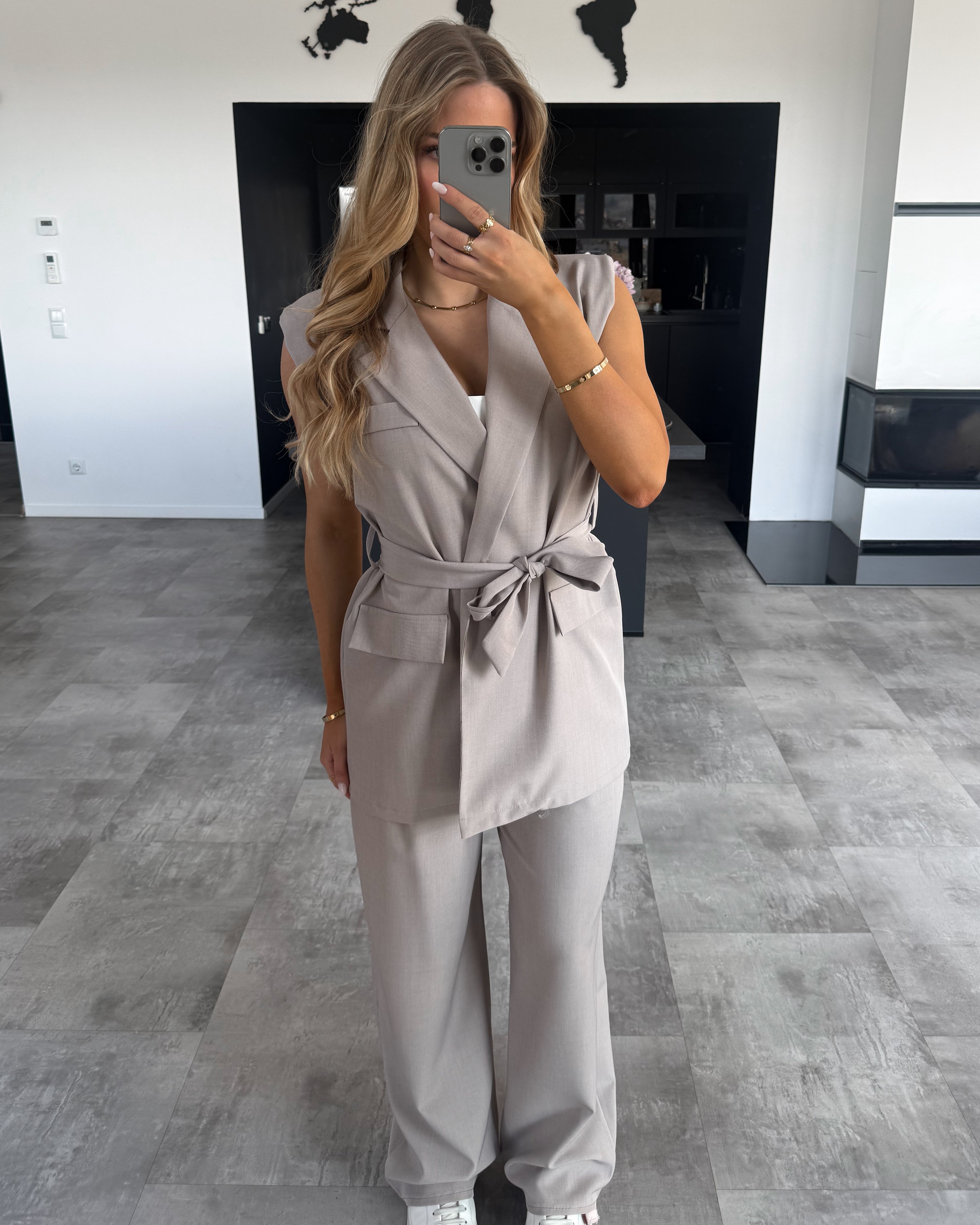 Zweiteiler “Milena” Taupe