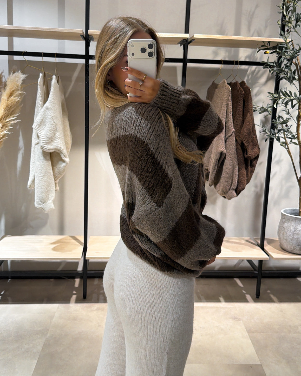 Pullover “Elina” Zweifarbig