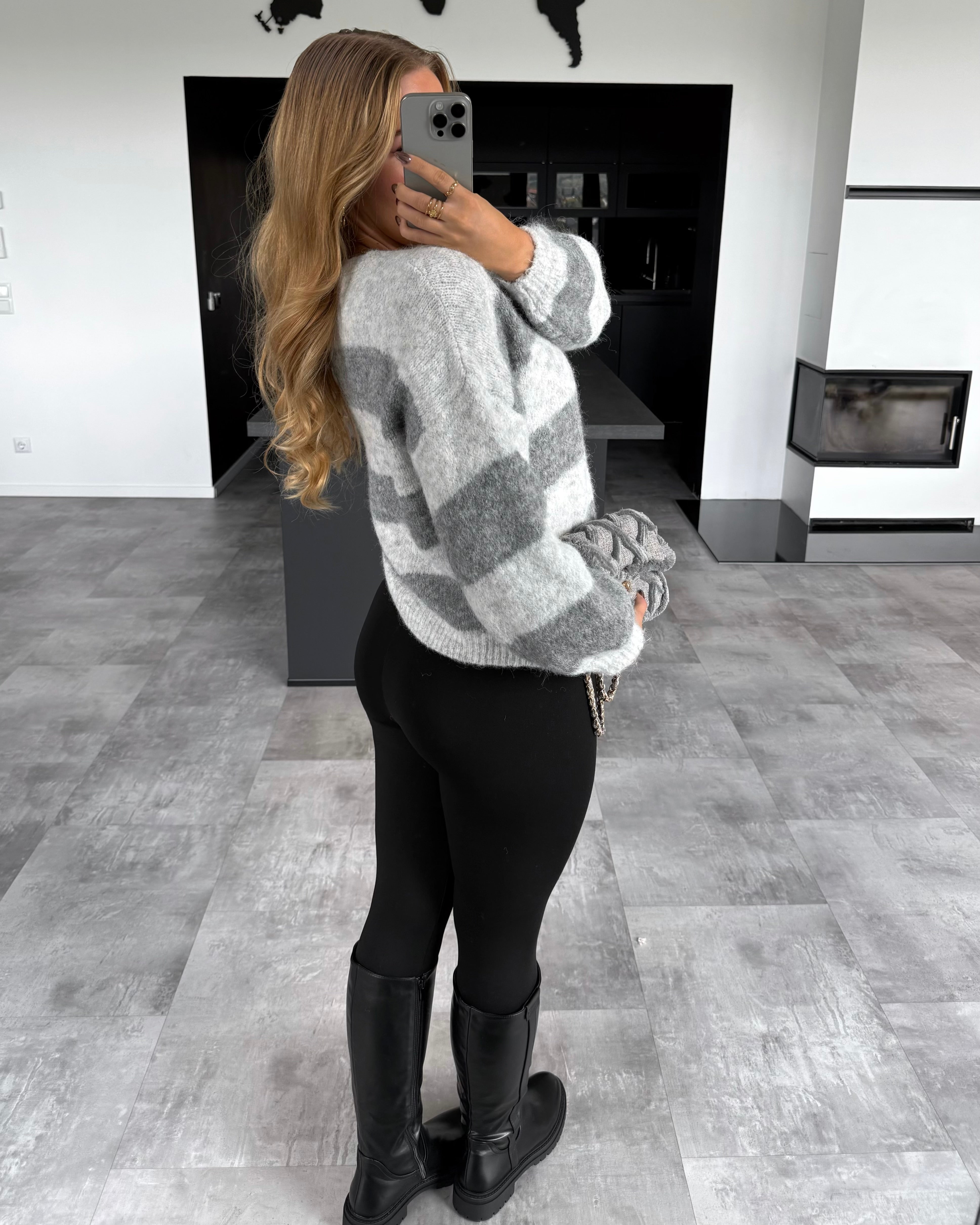Pullover "Elsie" Grau