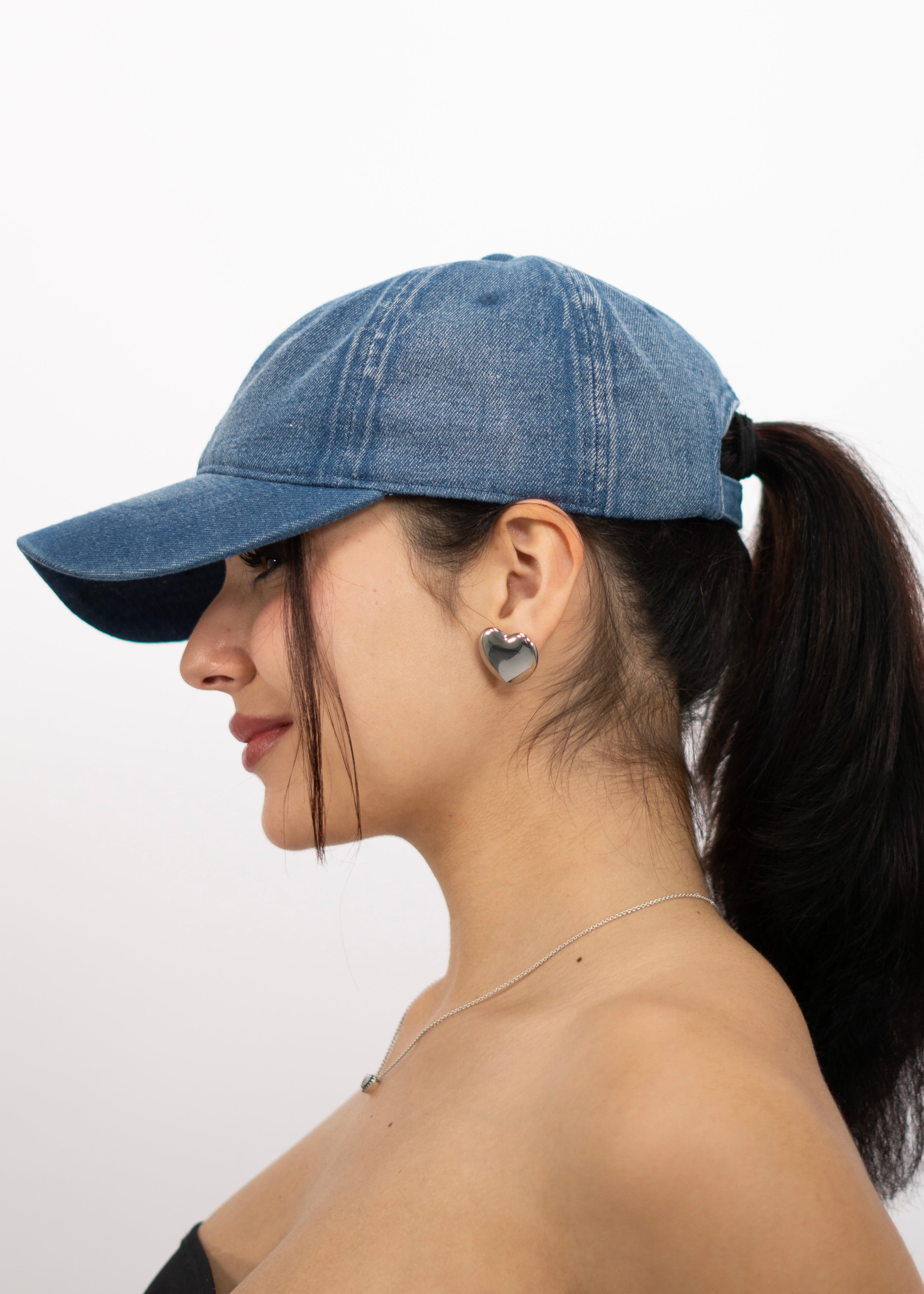 Base Cap "Demi" Jeansblau