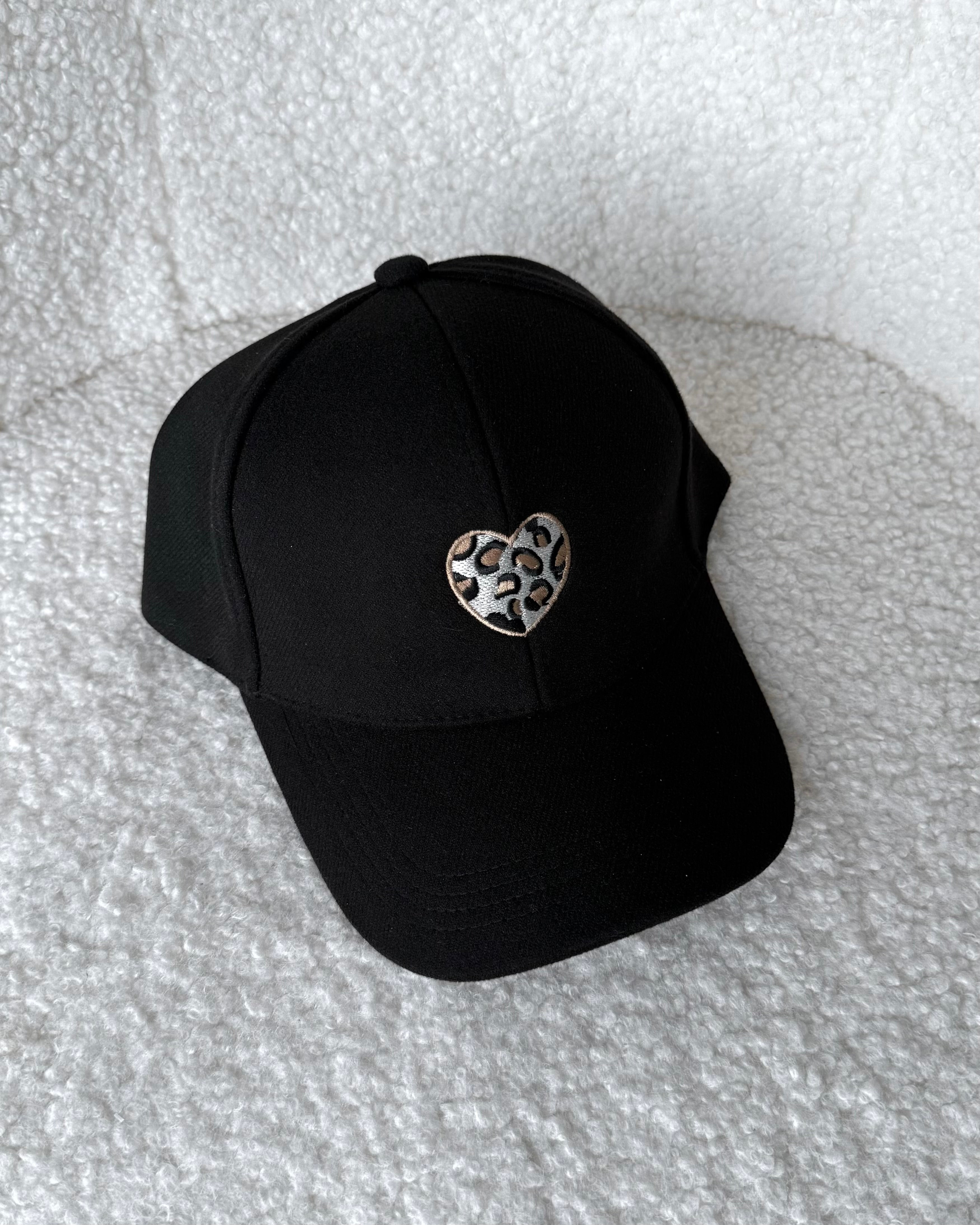 Base Cap "Leo Lover" Schwarz