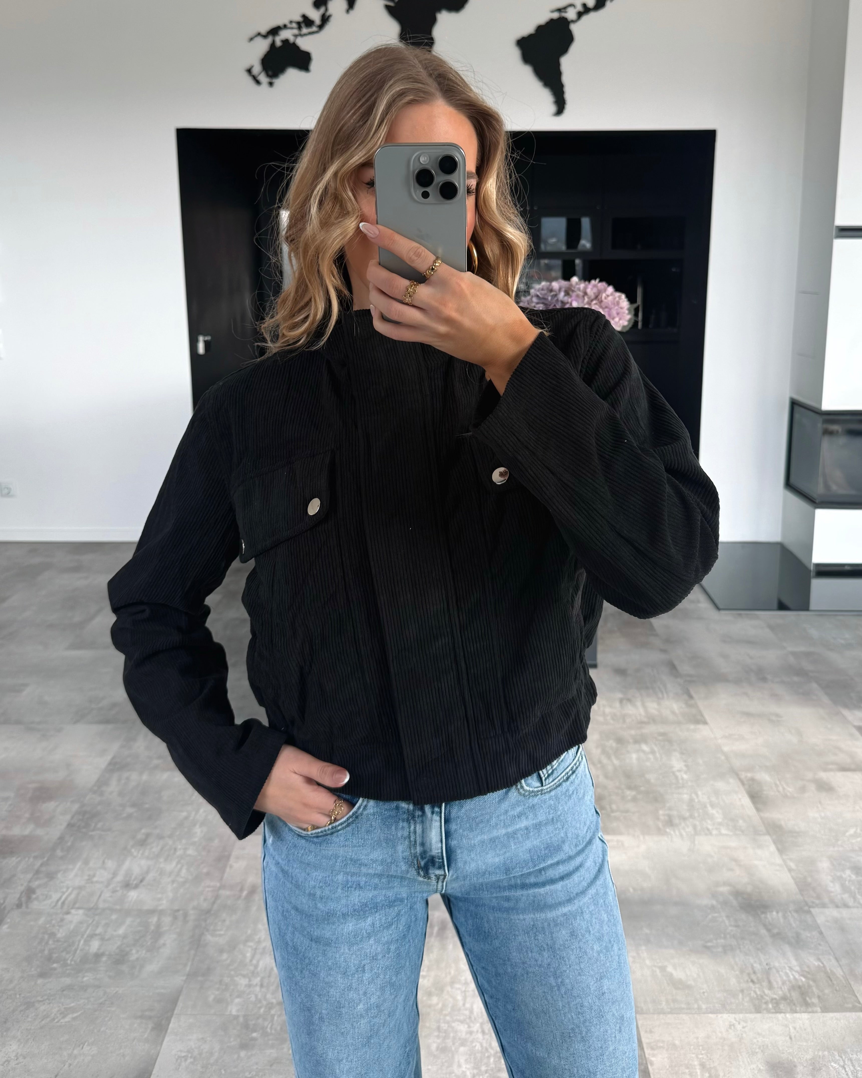 Cord Jacke “Jade” Schwarz