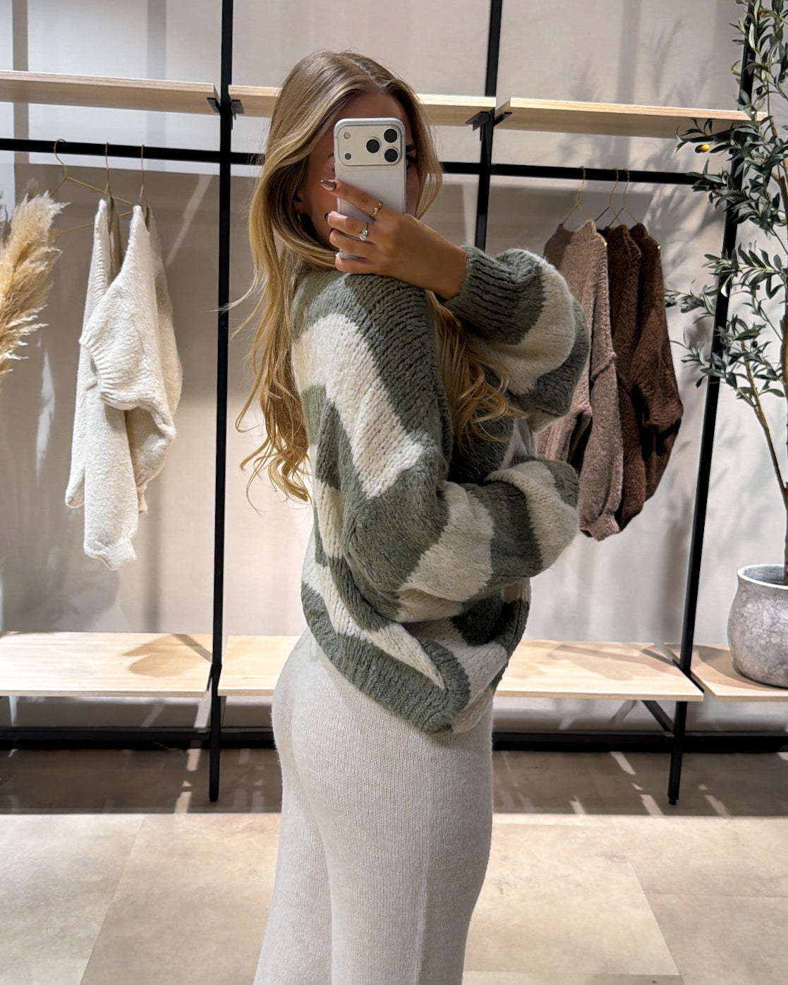 Pullover “Elina” Zweifarbig