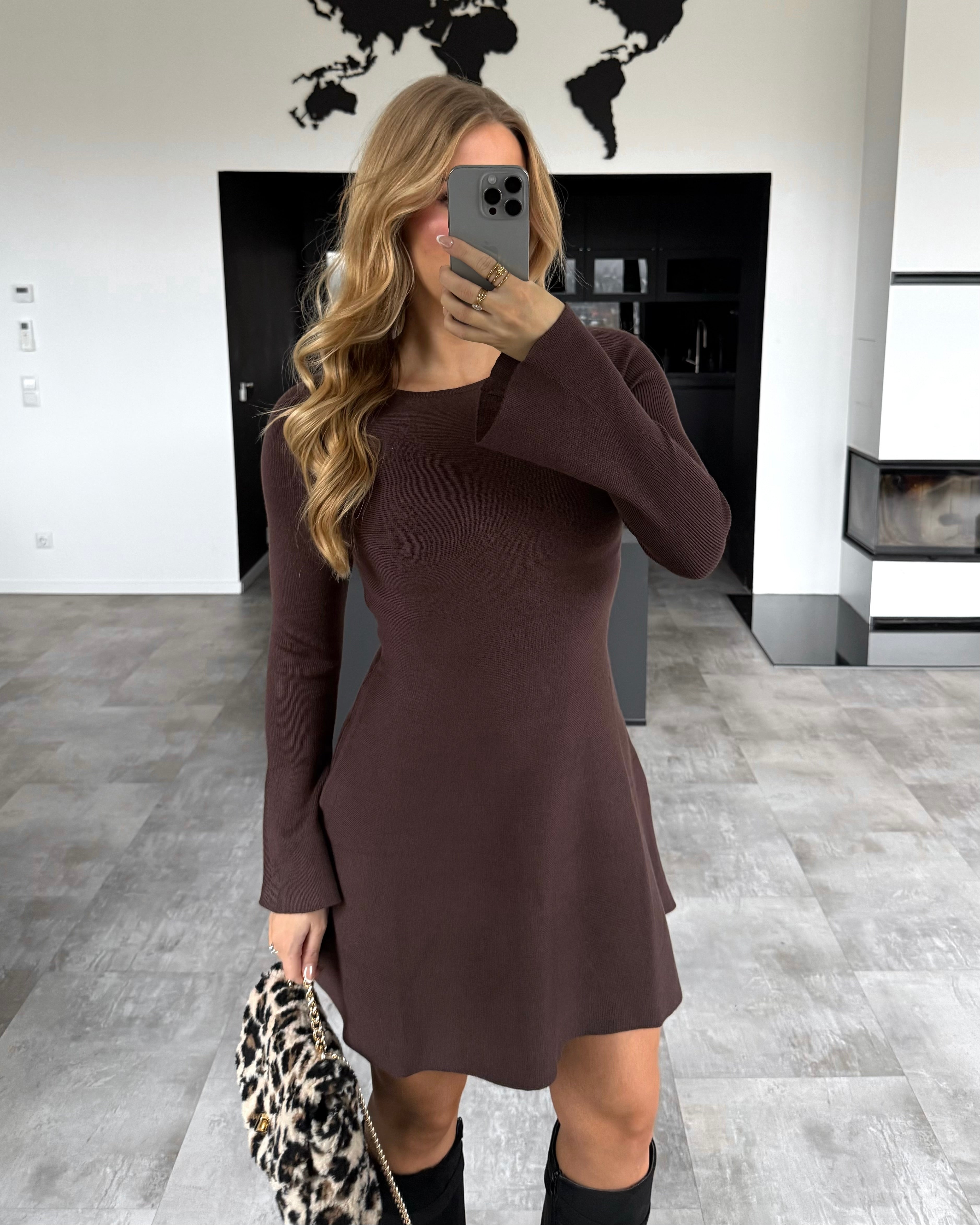 Kleid "Rielle" Chocolate