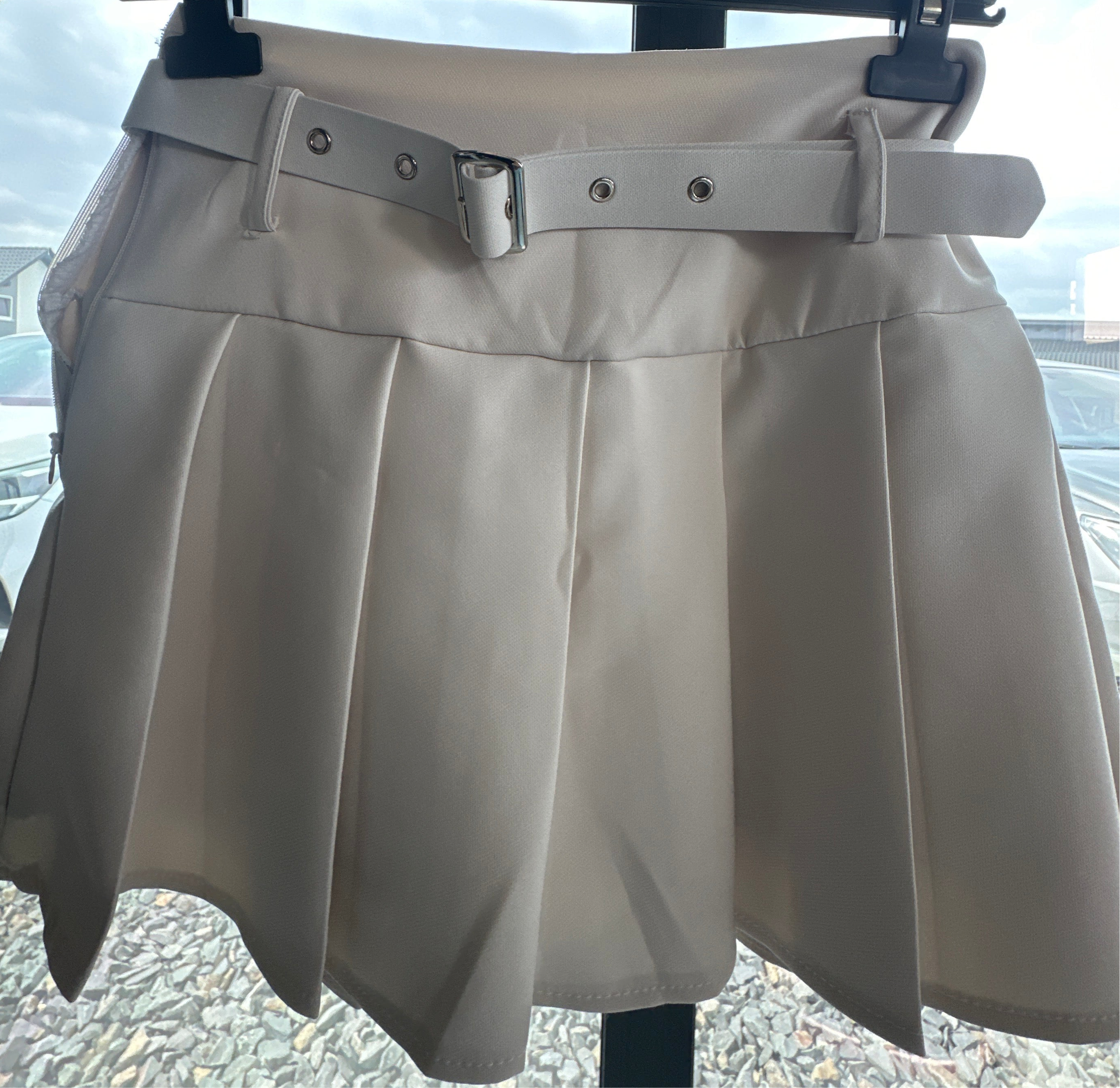 BWARE Hosenrock „Nova“ mit Gürtel Creme #01