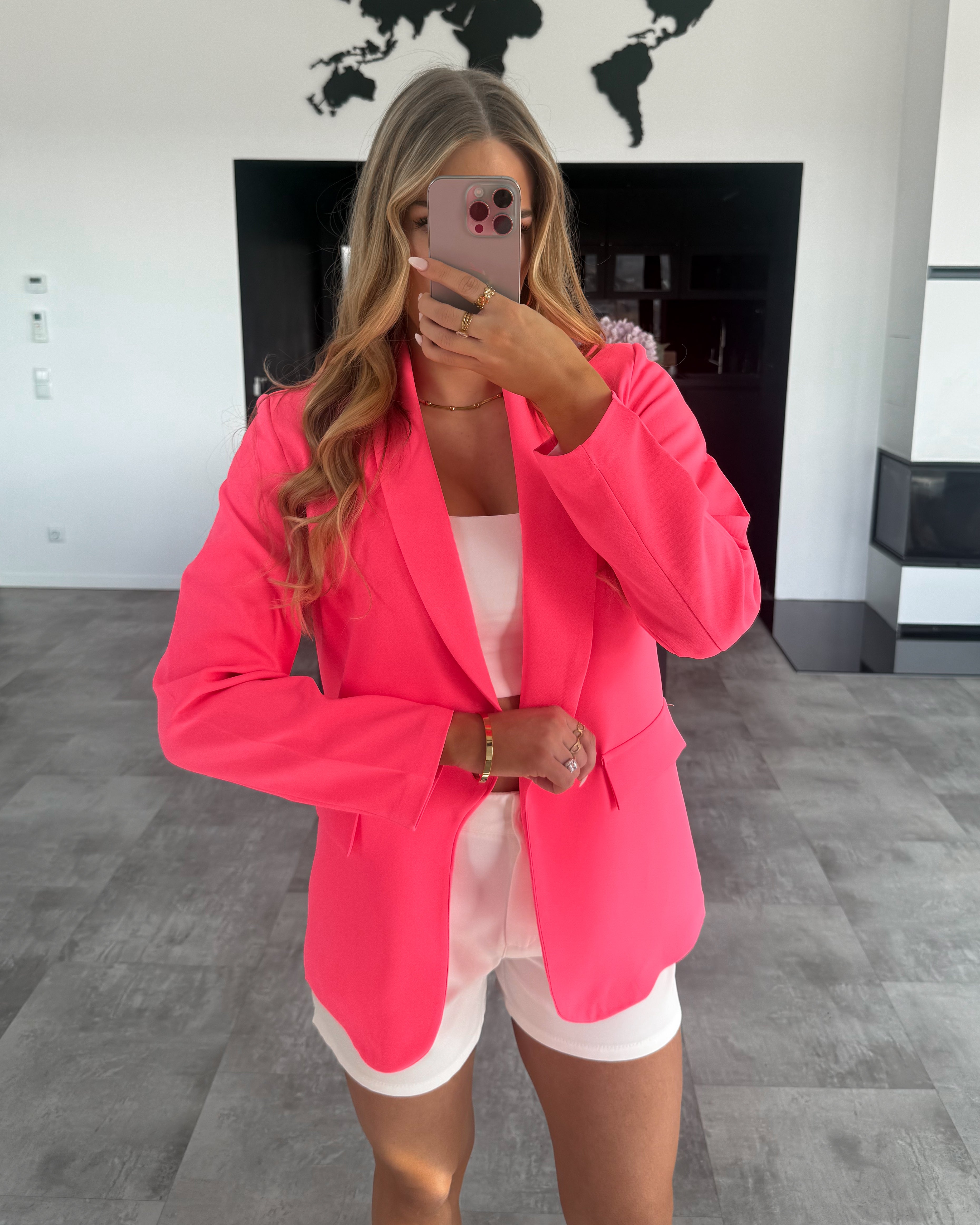 Blazer “Estella” Neon Pink