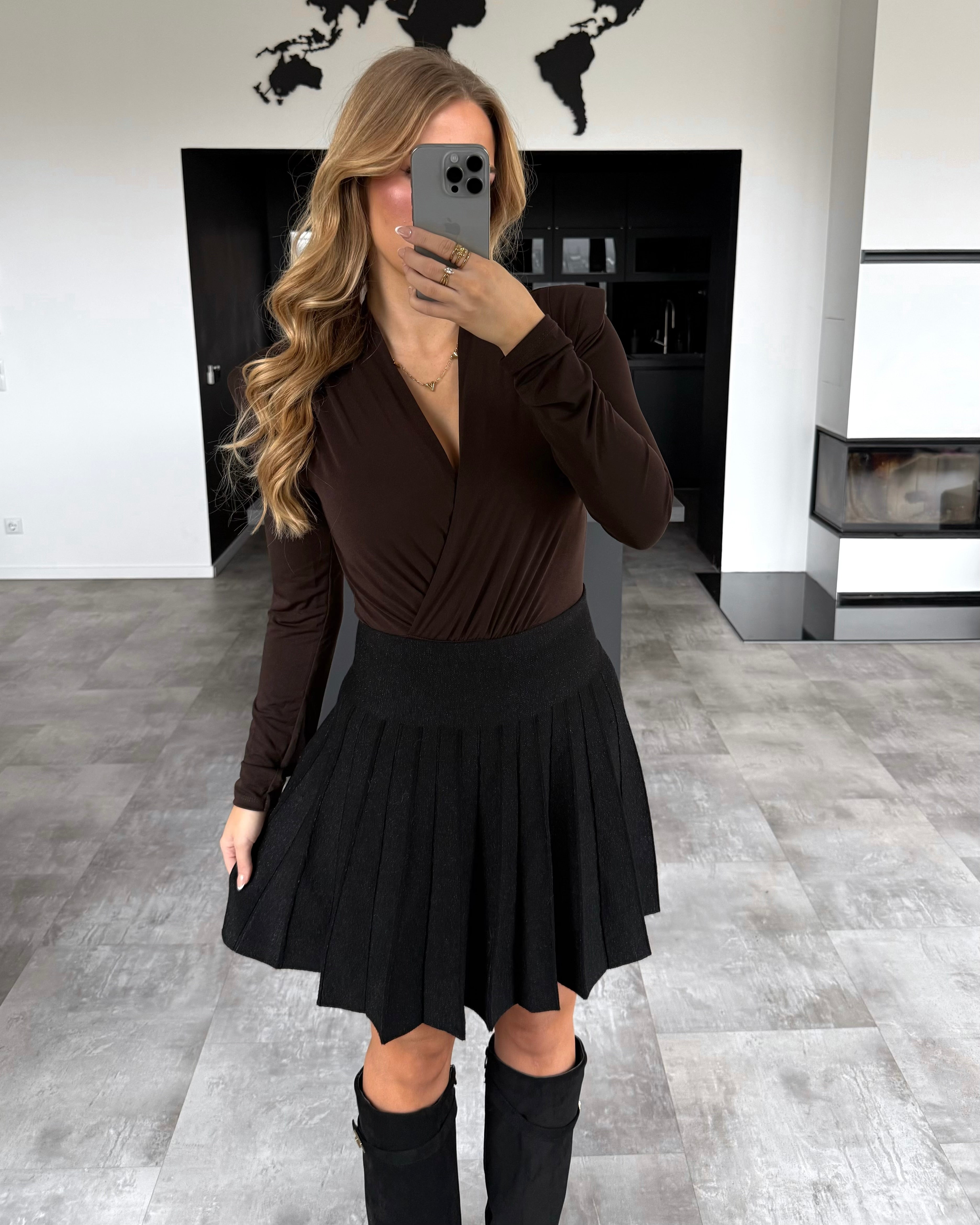 Crossover Body "Cindy" Dunkelbraun