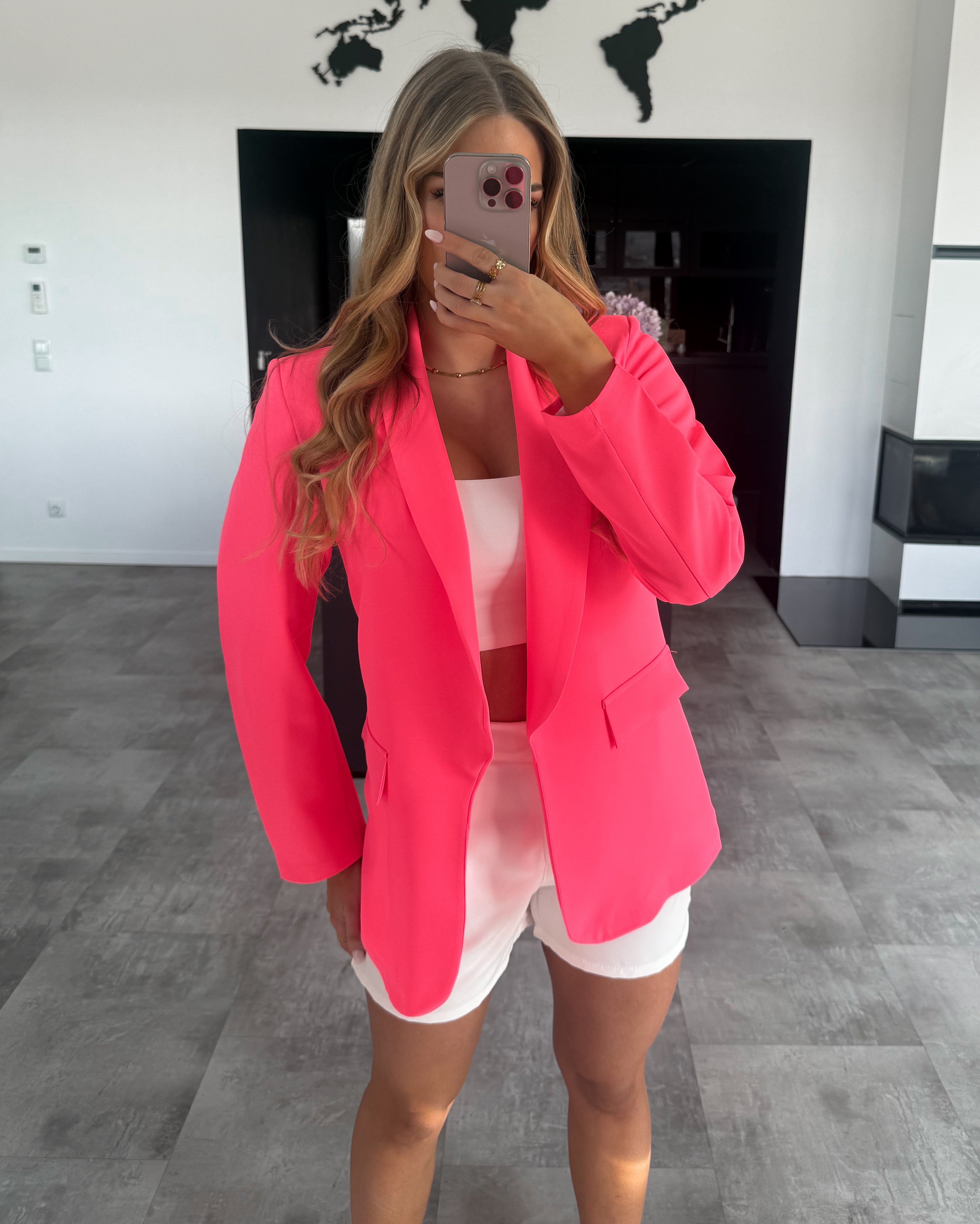 Blazer “Estella” Neon Pink