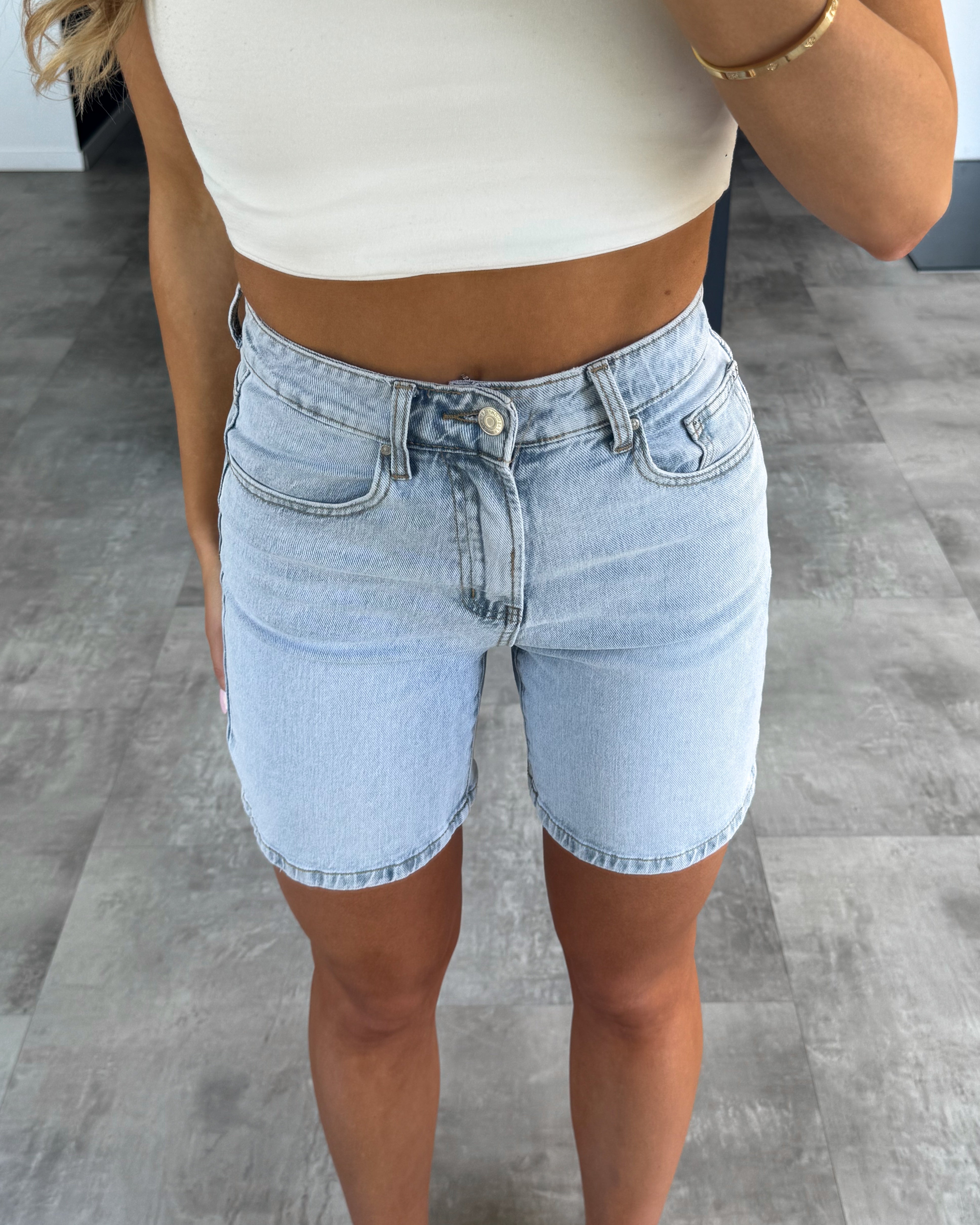 Jeansshorts “Nessa“ Hellblau