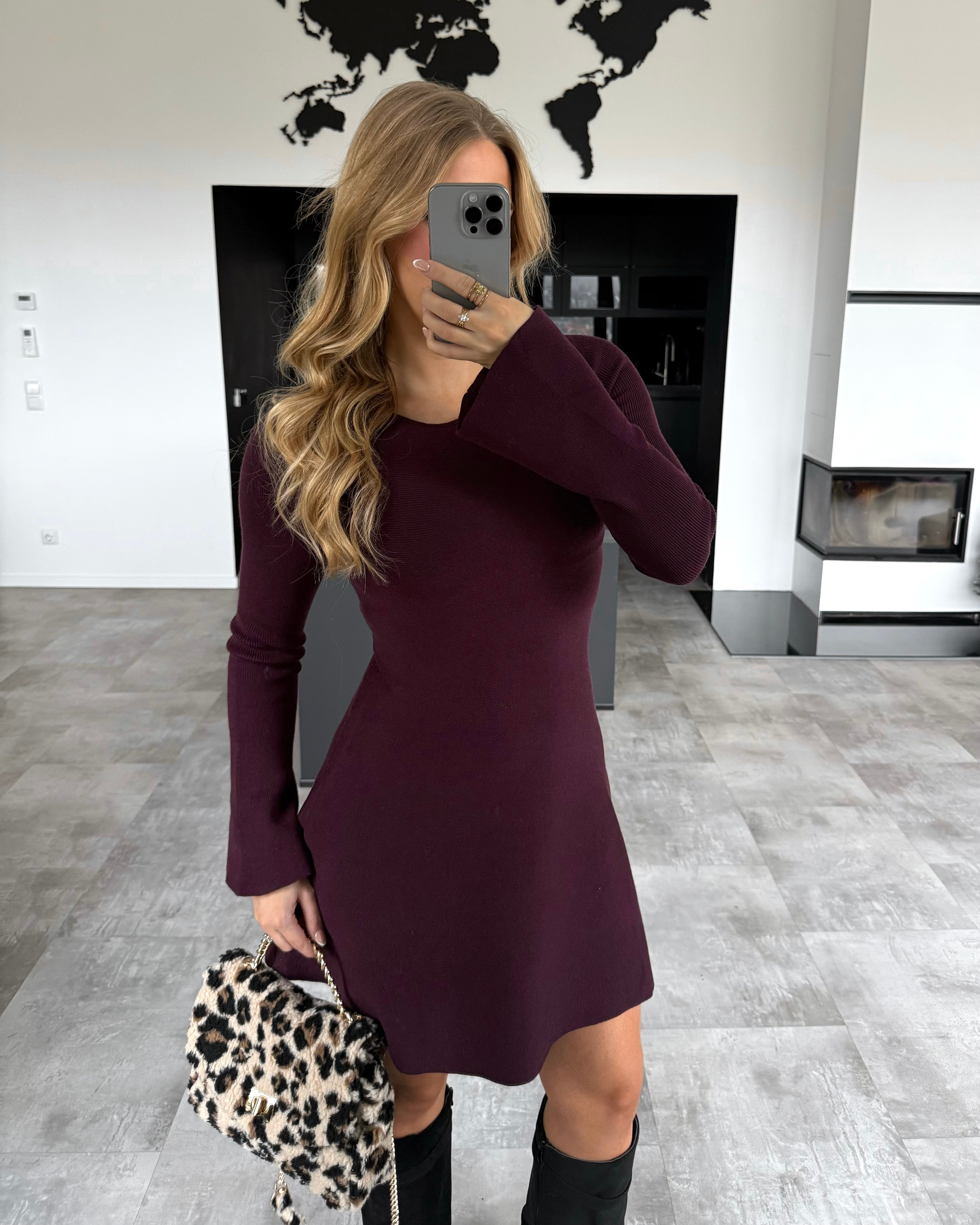 Kleid “Rielle” Plum