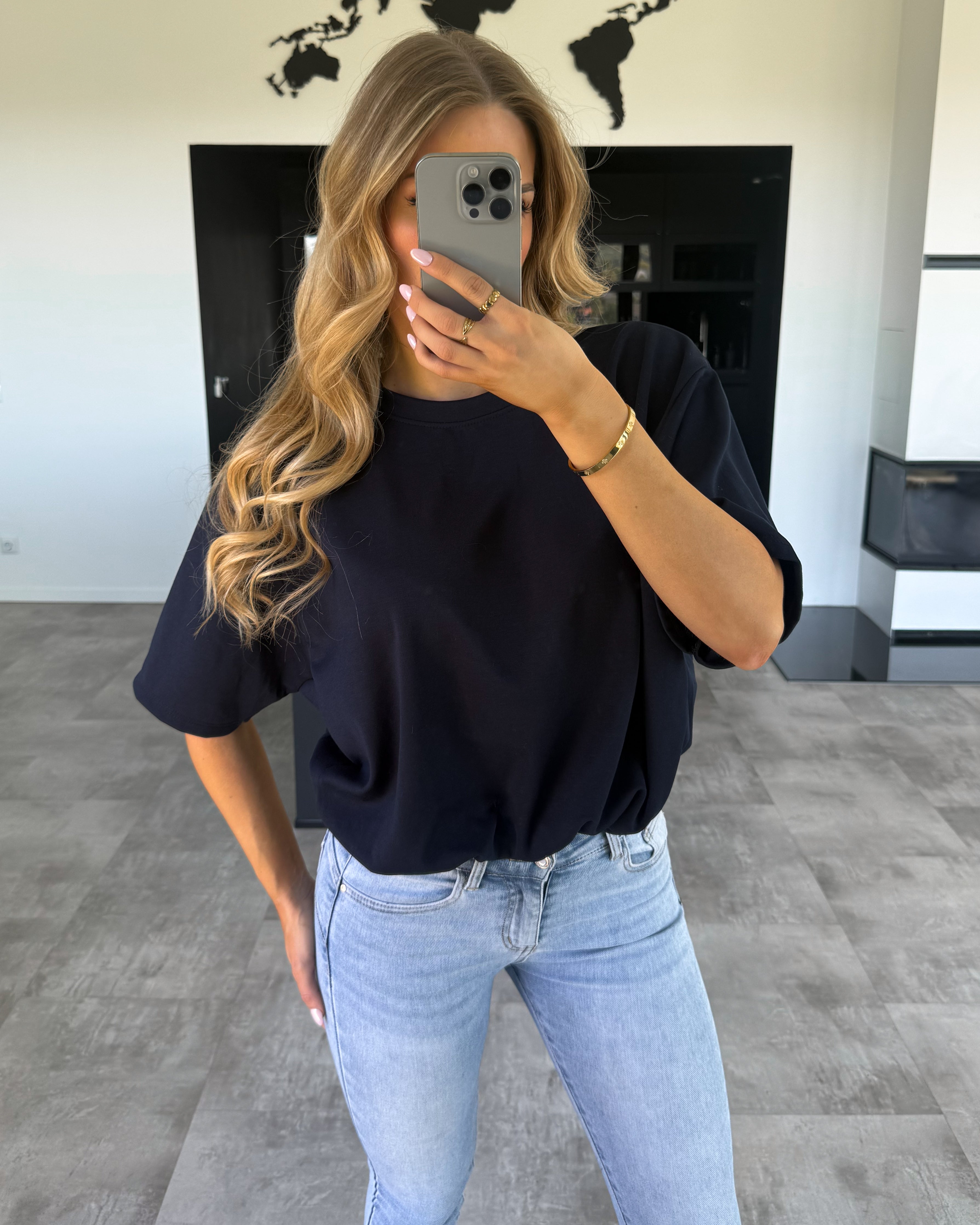 T-Shirt "Leonie" Navy