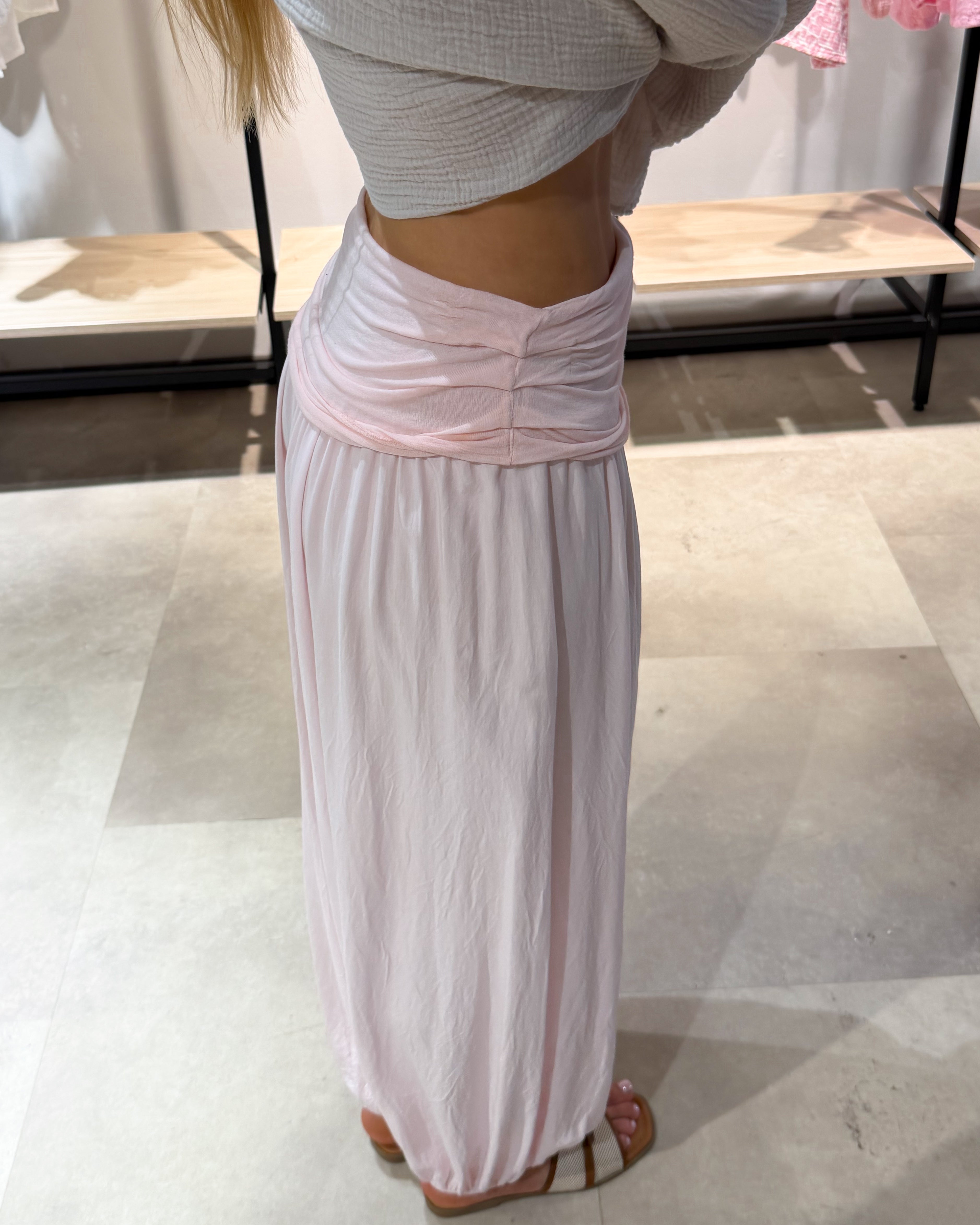 Viskose Hose "Britt" Babyrosa
