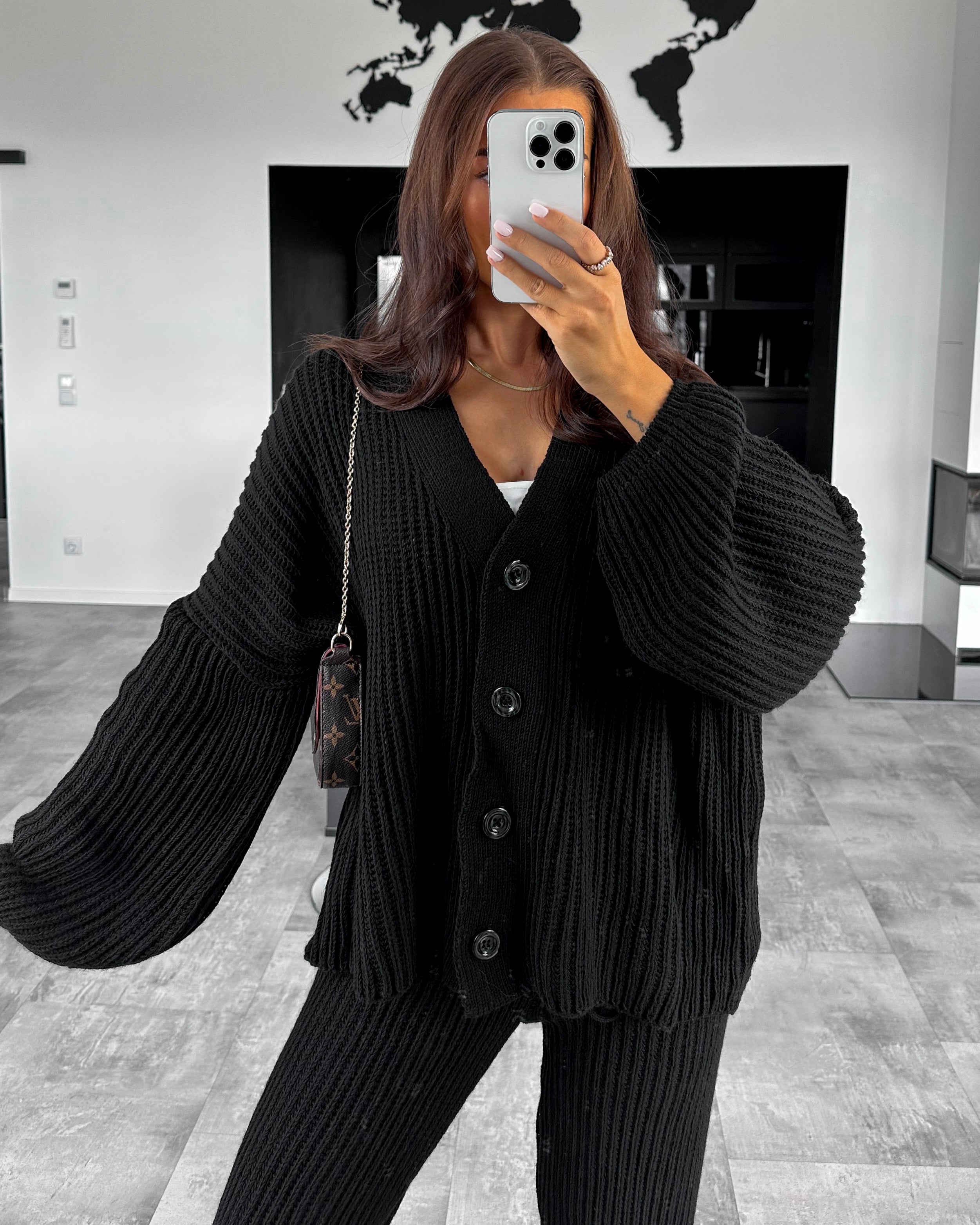 Strickset „Layana“ Schwarz