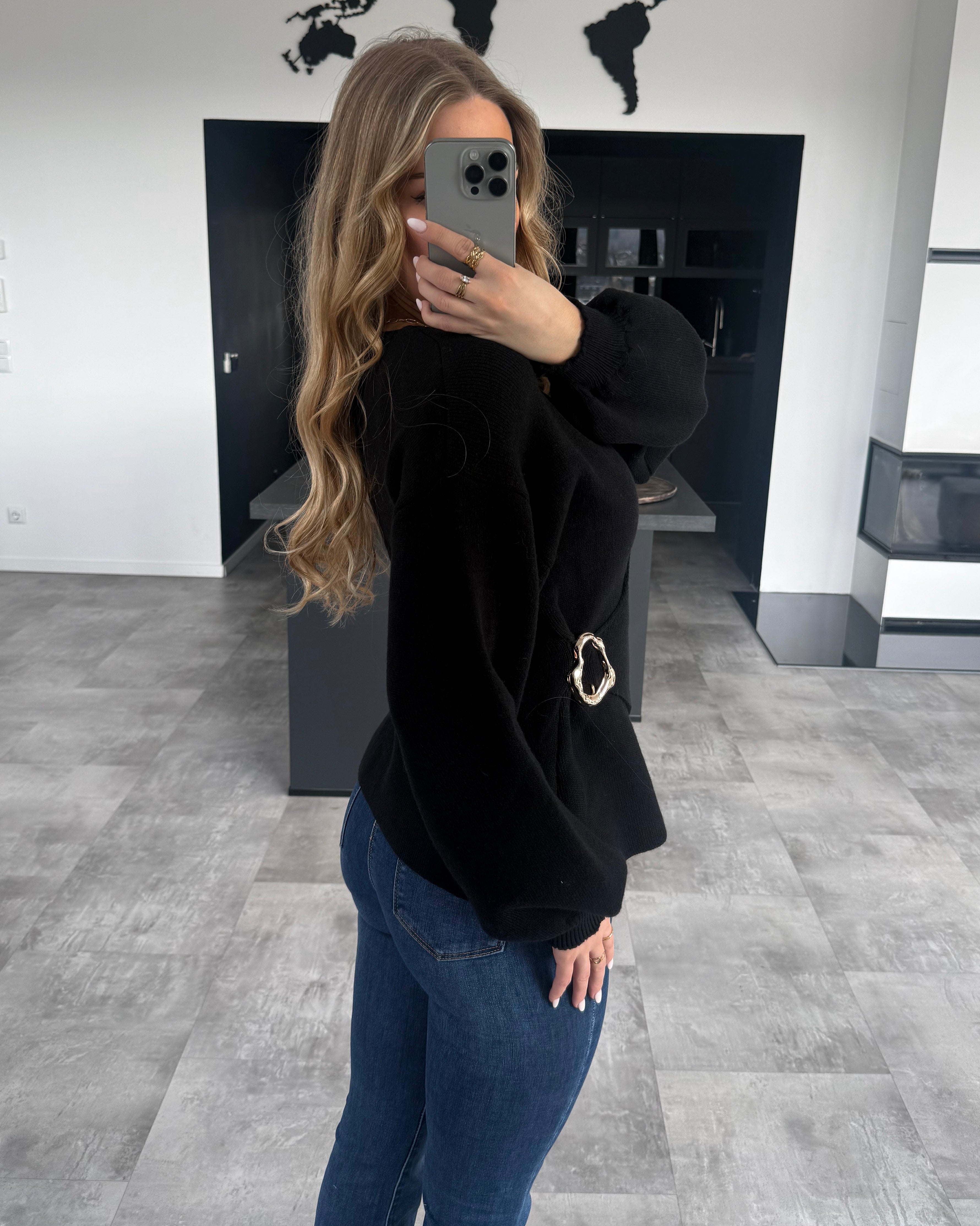 Wickel-Cardigan "Amaya" Schwarz